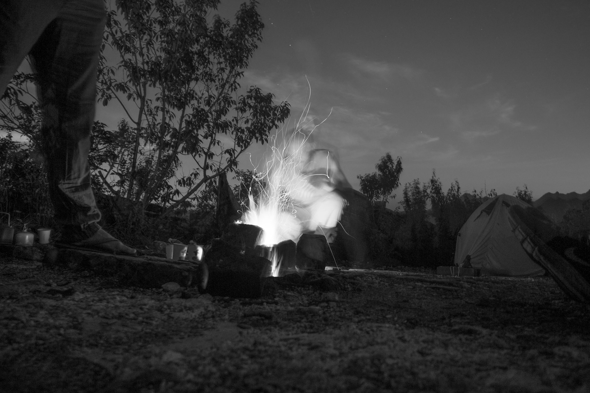 Fire on the Wall