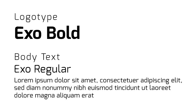 The typefaces used in the production.
