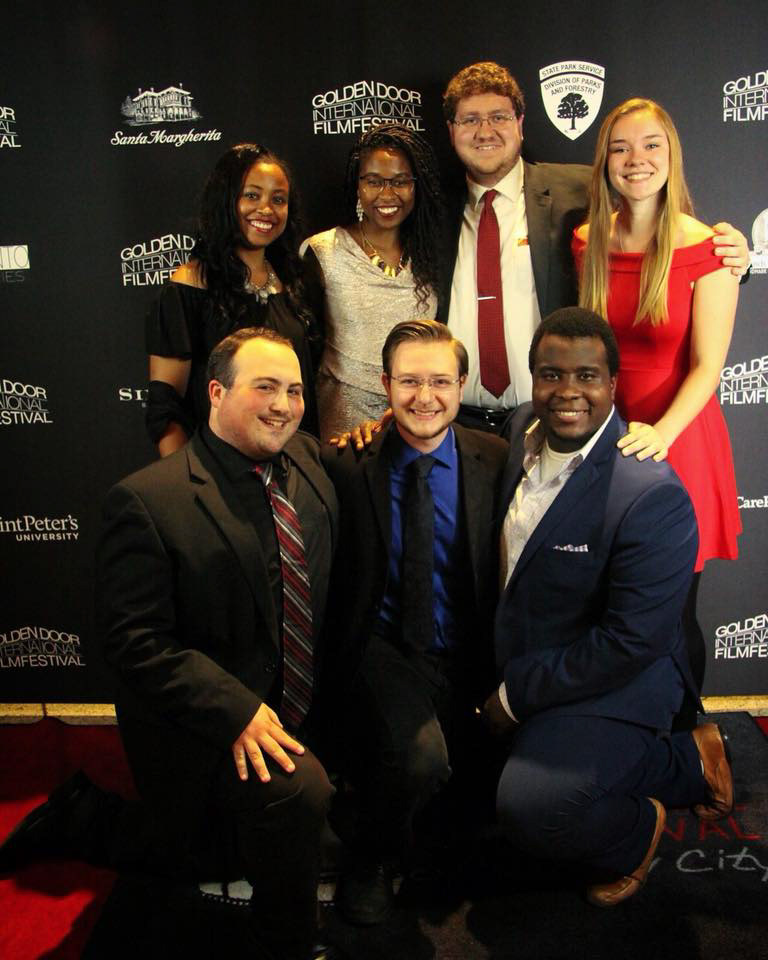 The main crew at the Golden Door Film Festival