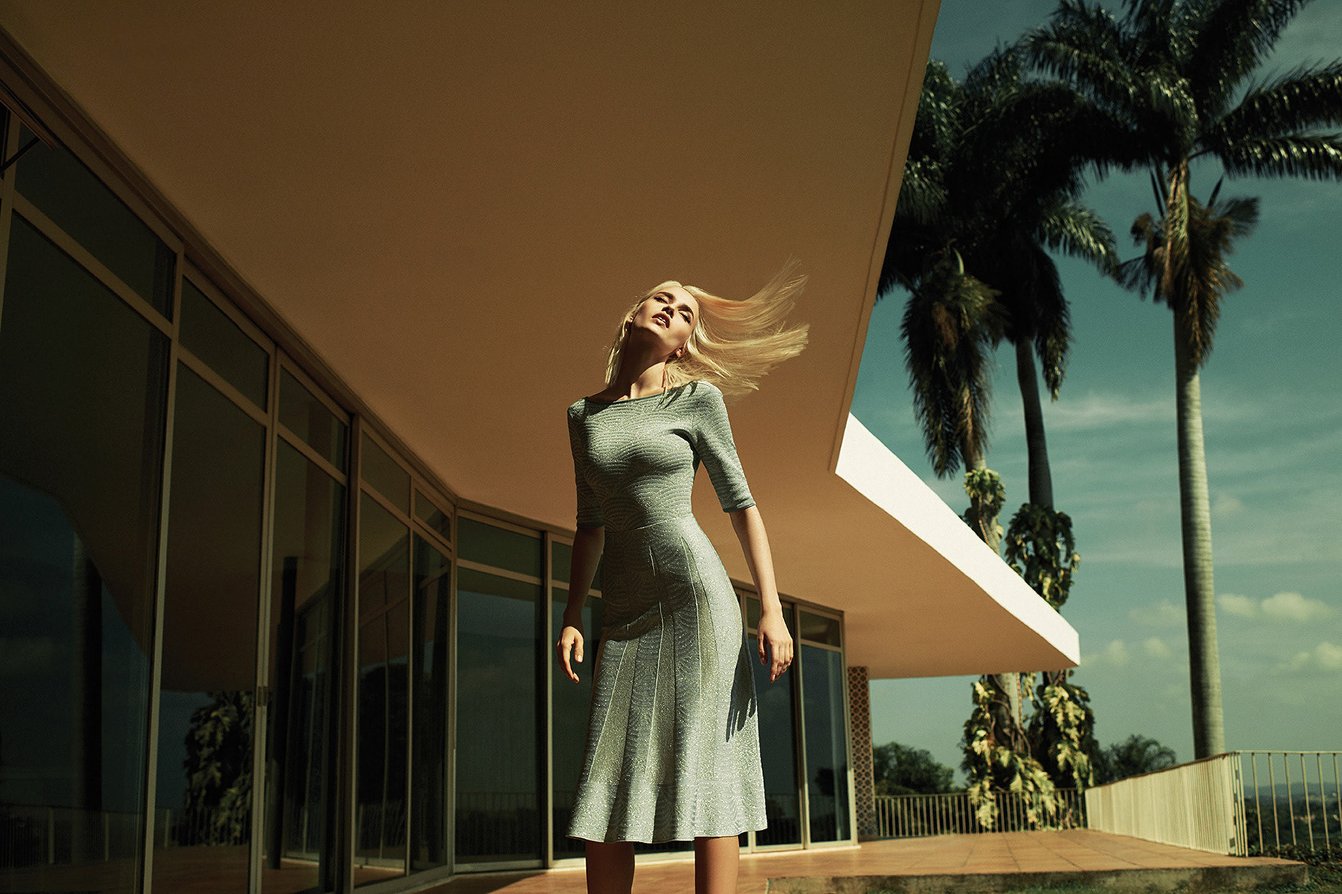 Image retouching for fashion editorial.