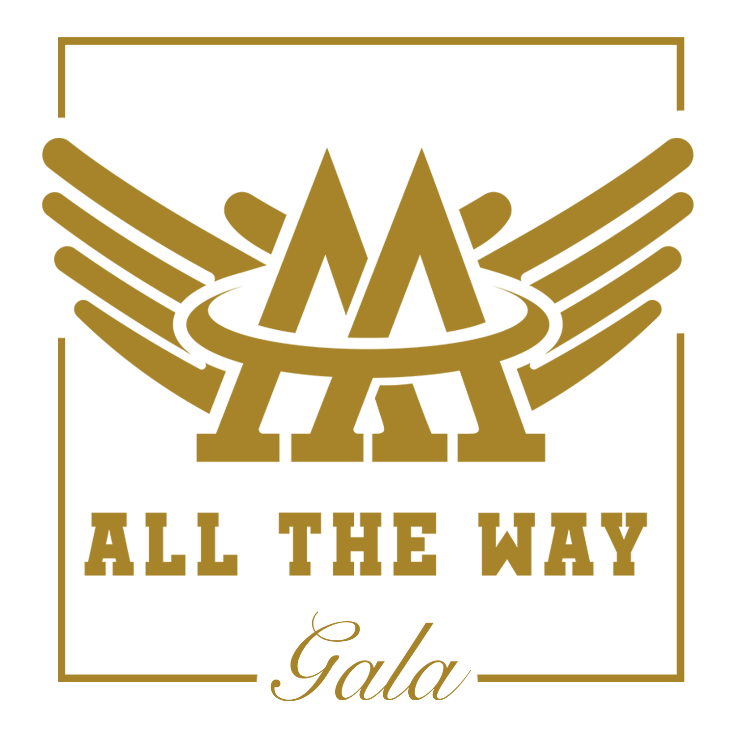 A&A All the Way Gala logo & Branding