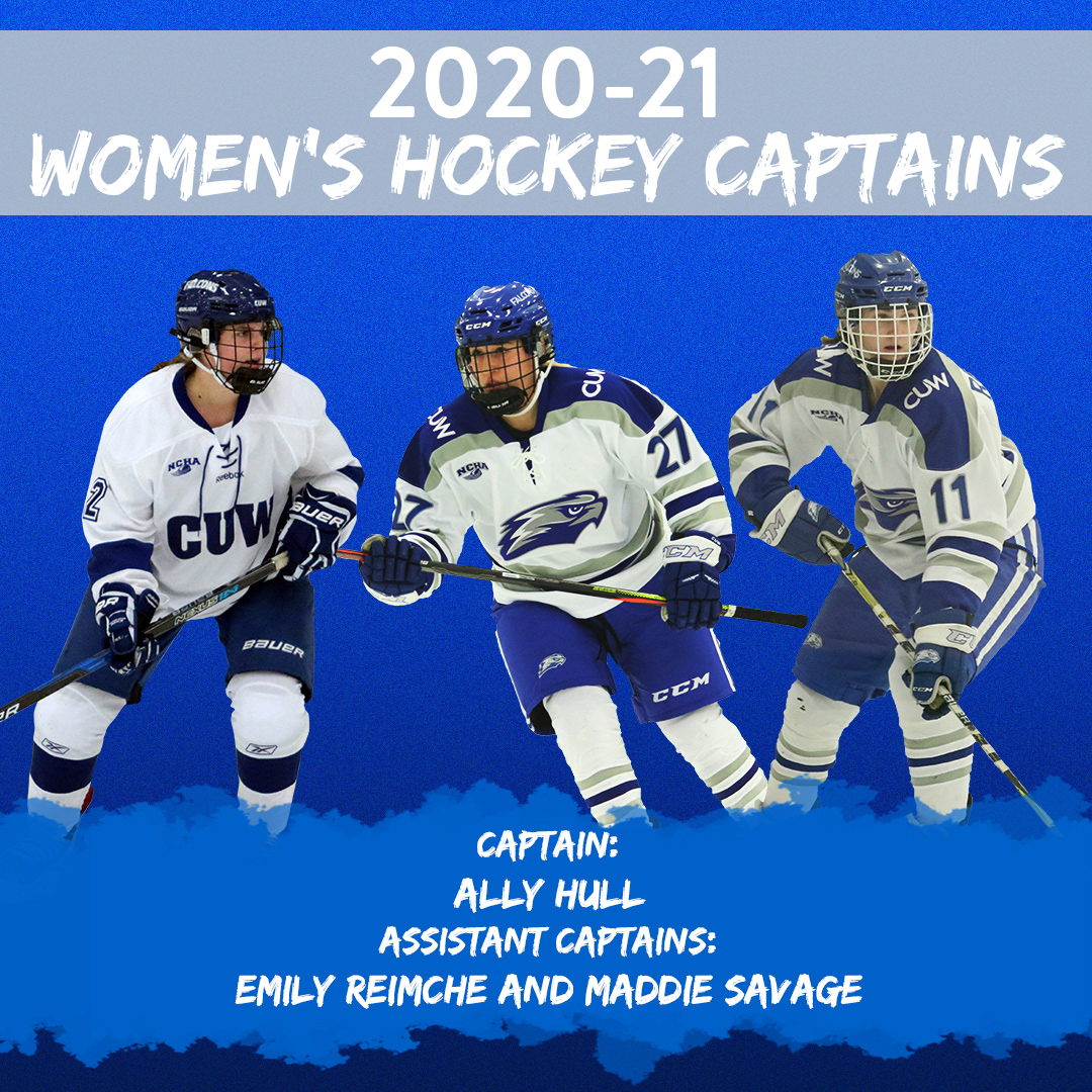 CUW Women's Hockey Captains