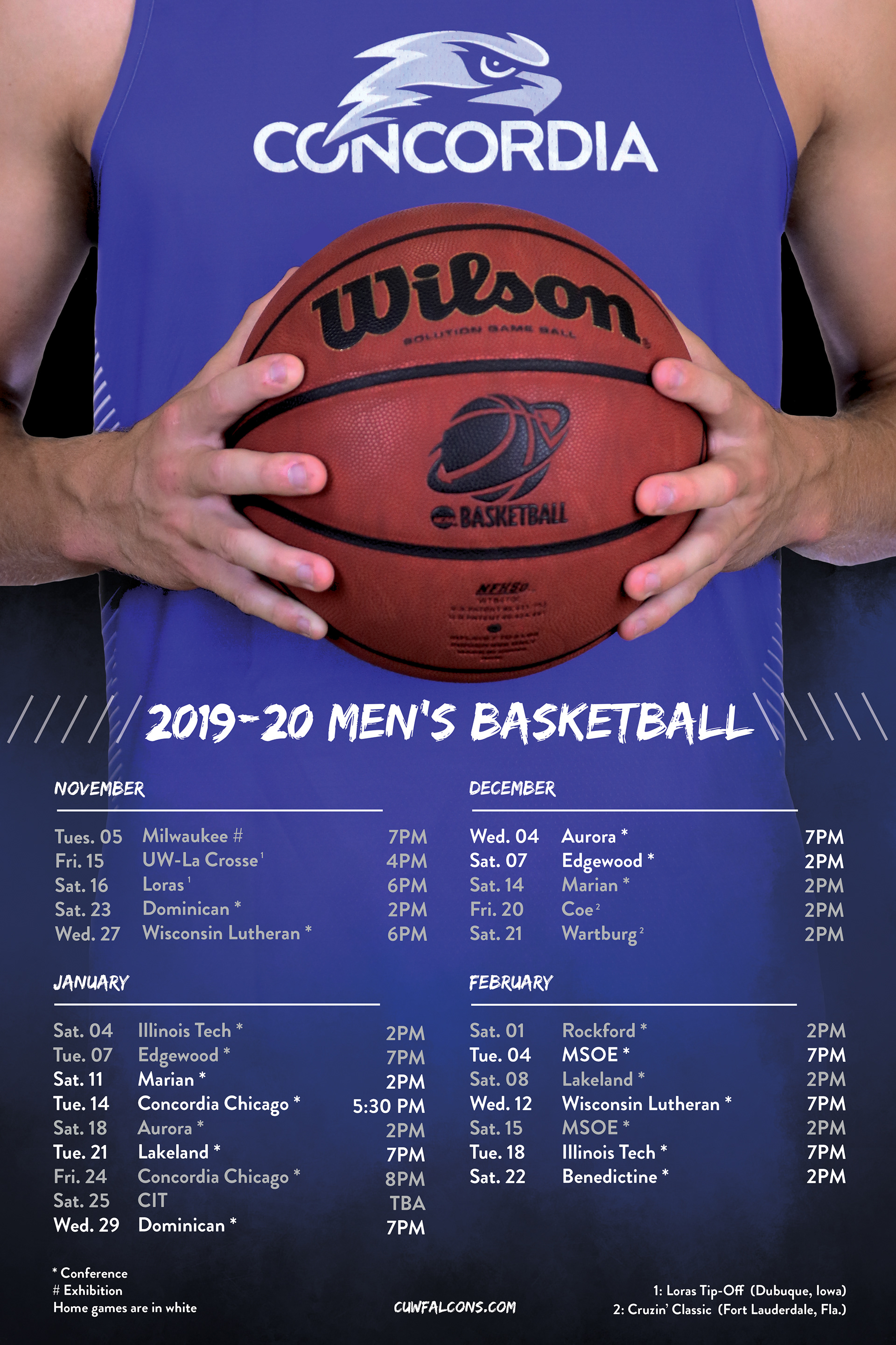 2019 Men's Basketball Poster