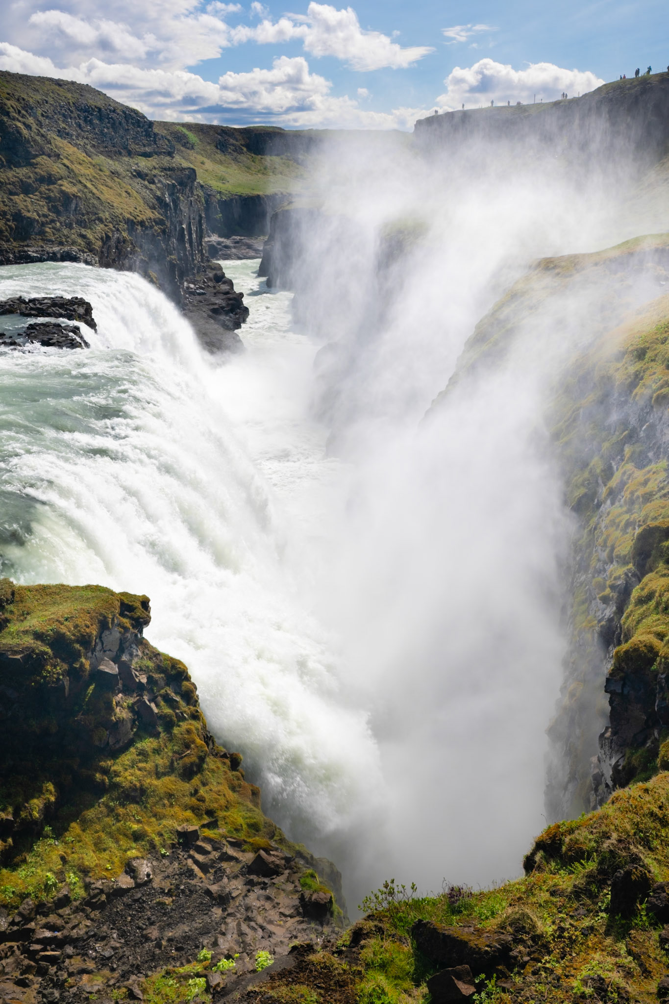 Gullfoss Waterfall Chasm