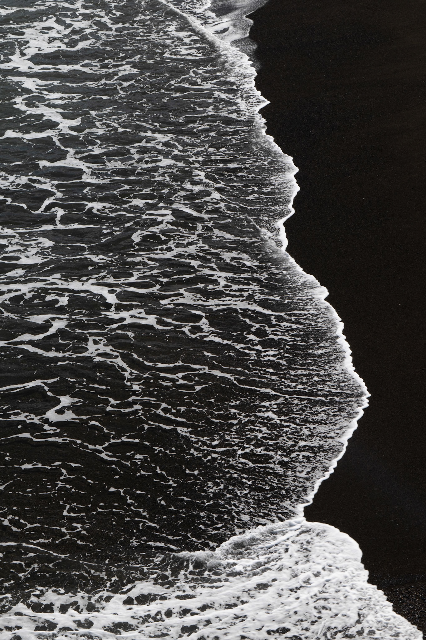 Black sand at Lækjavik