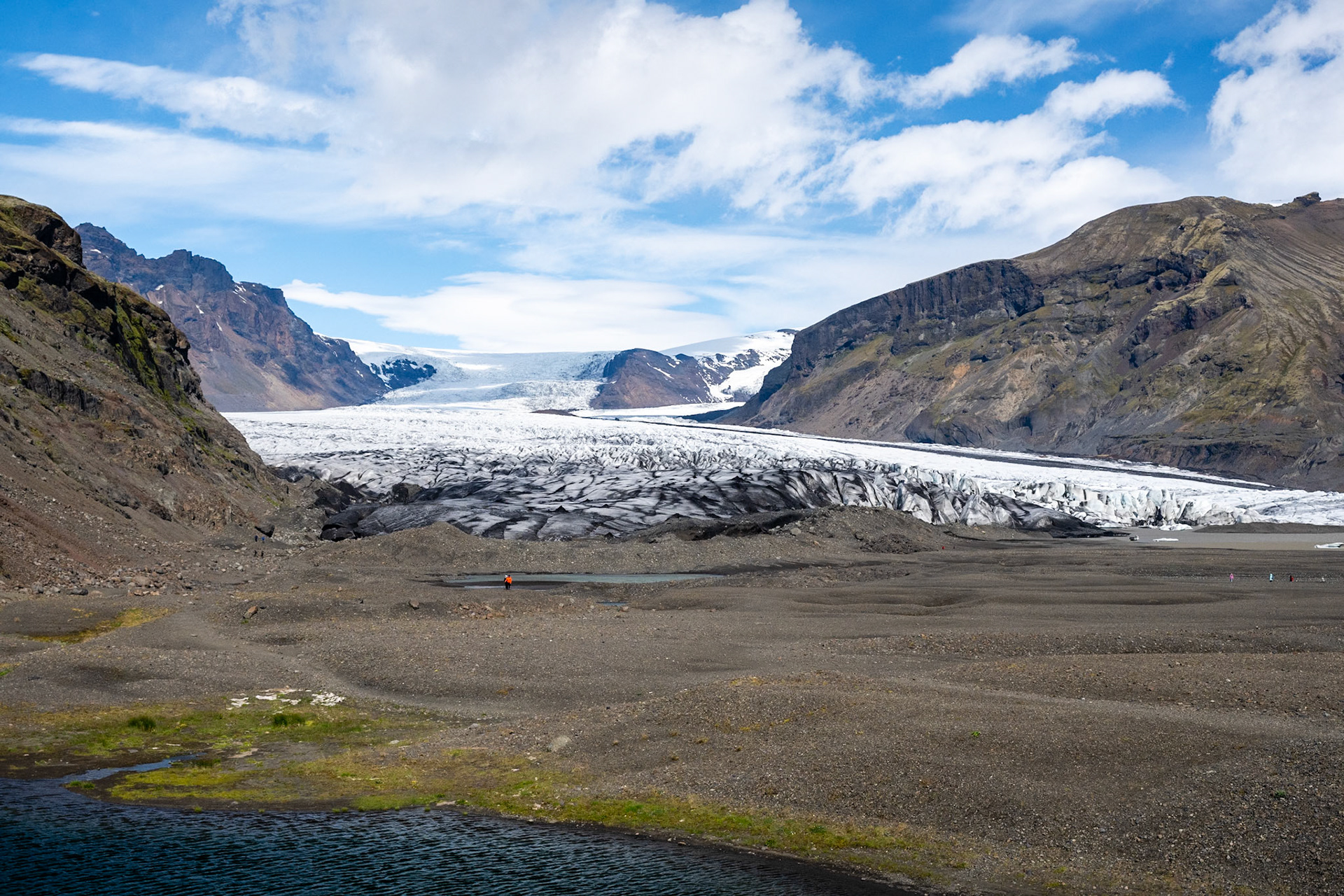 Glacier view at Skaftafell National Park
