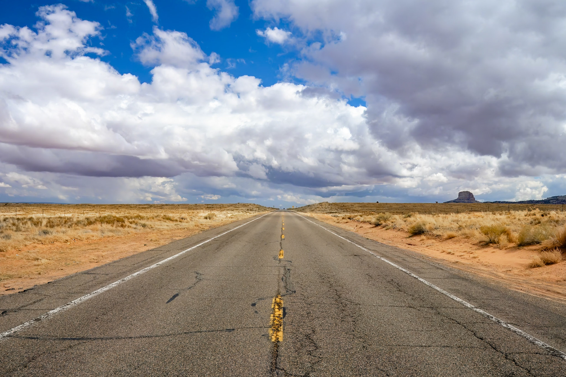 Could this be your album cover?  Arizona Highway 98 East of Kaibito.  