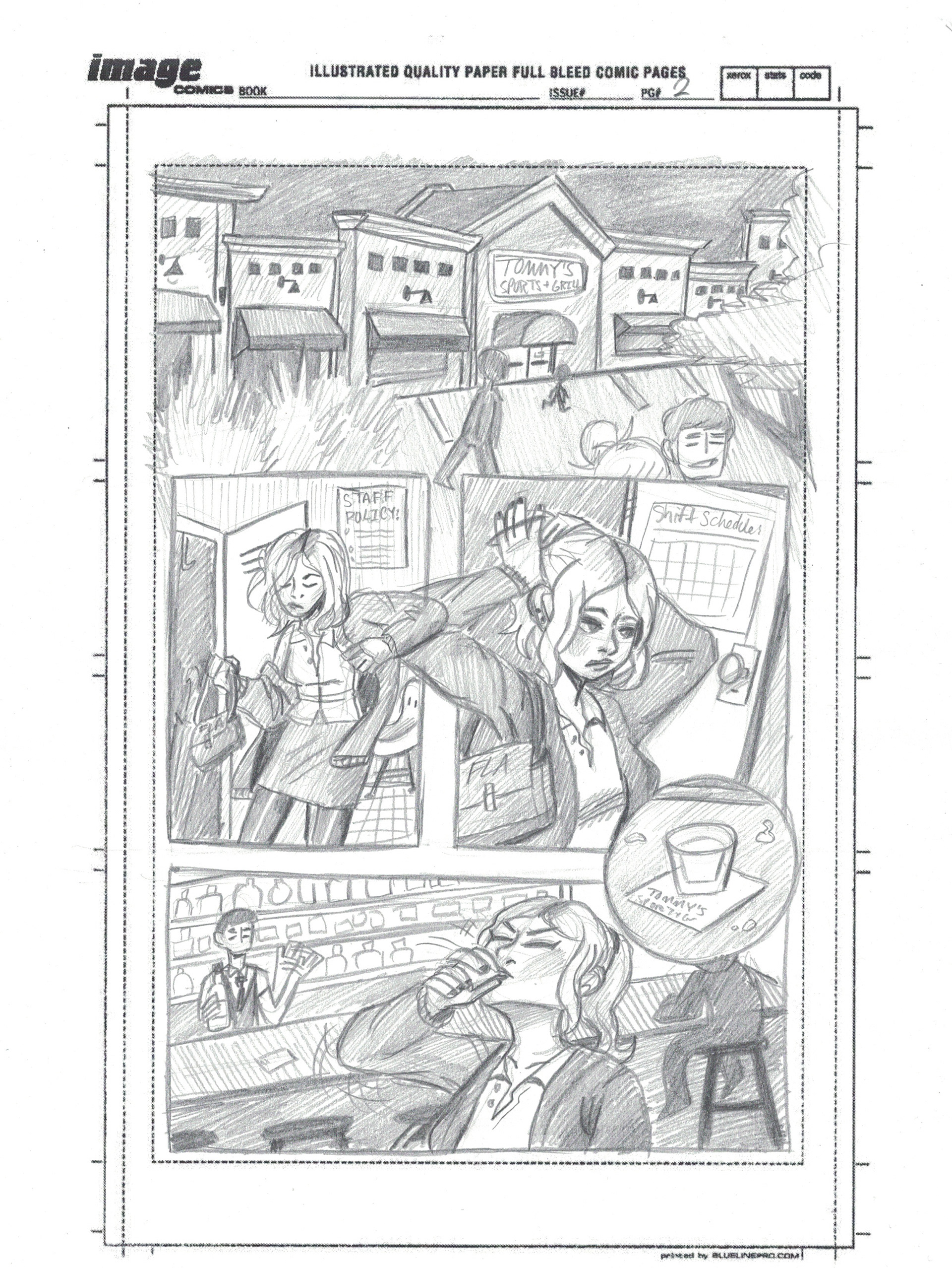 Mimic: comic book penciling