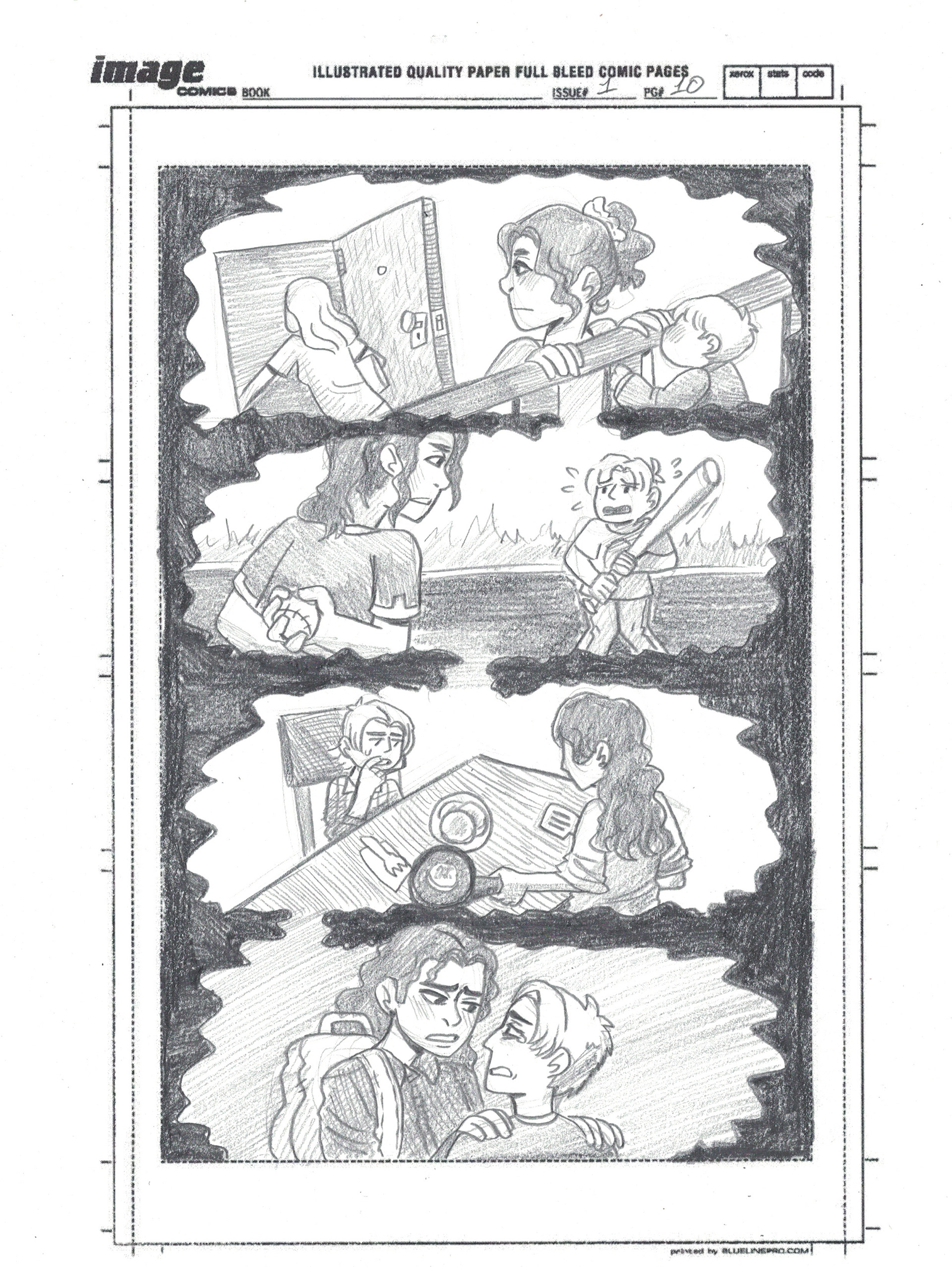 Mimic: comic book penciling