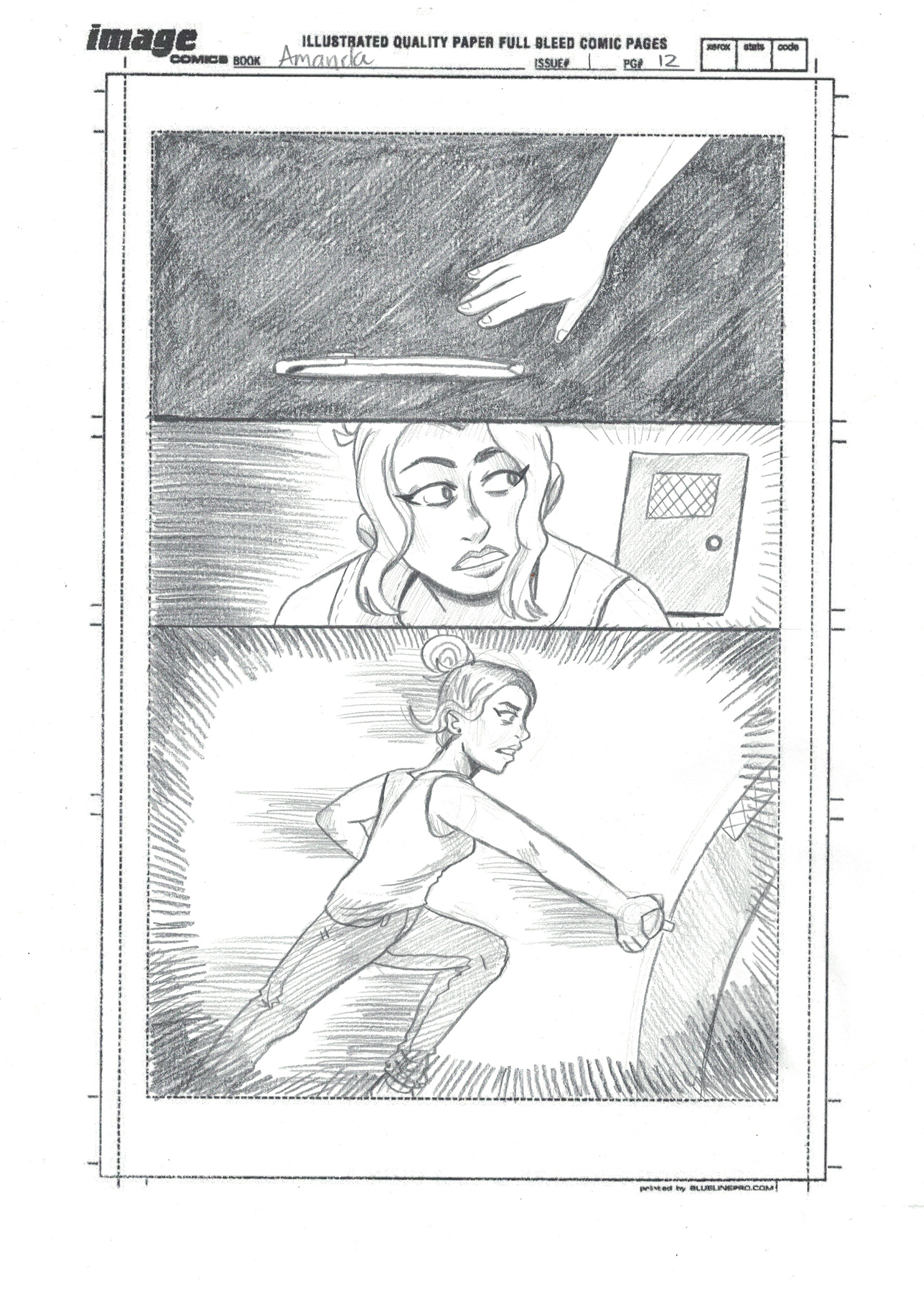 Mimic: comic book penciling