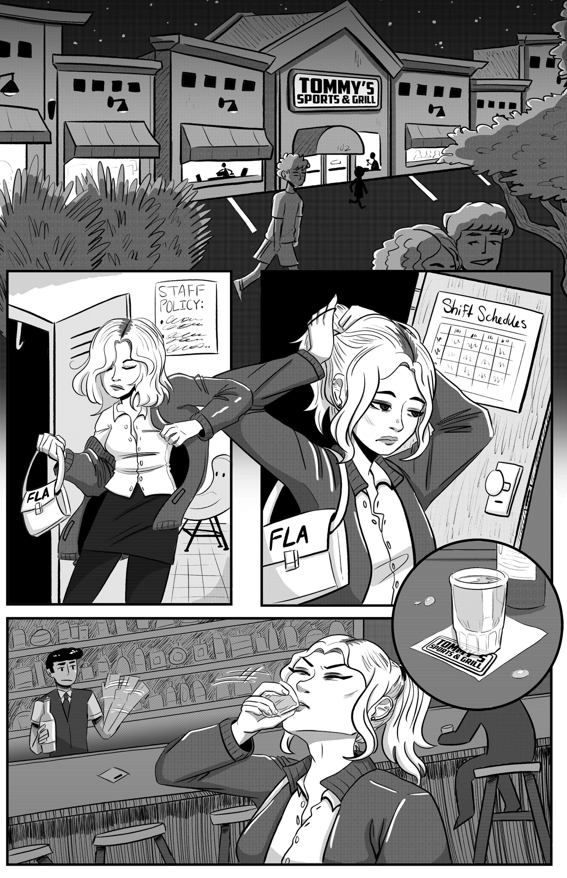 Mimic - comic book page