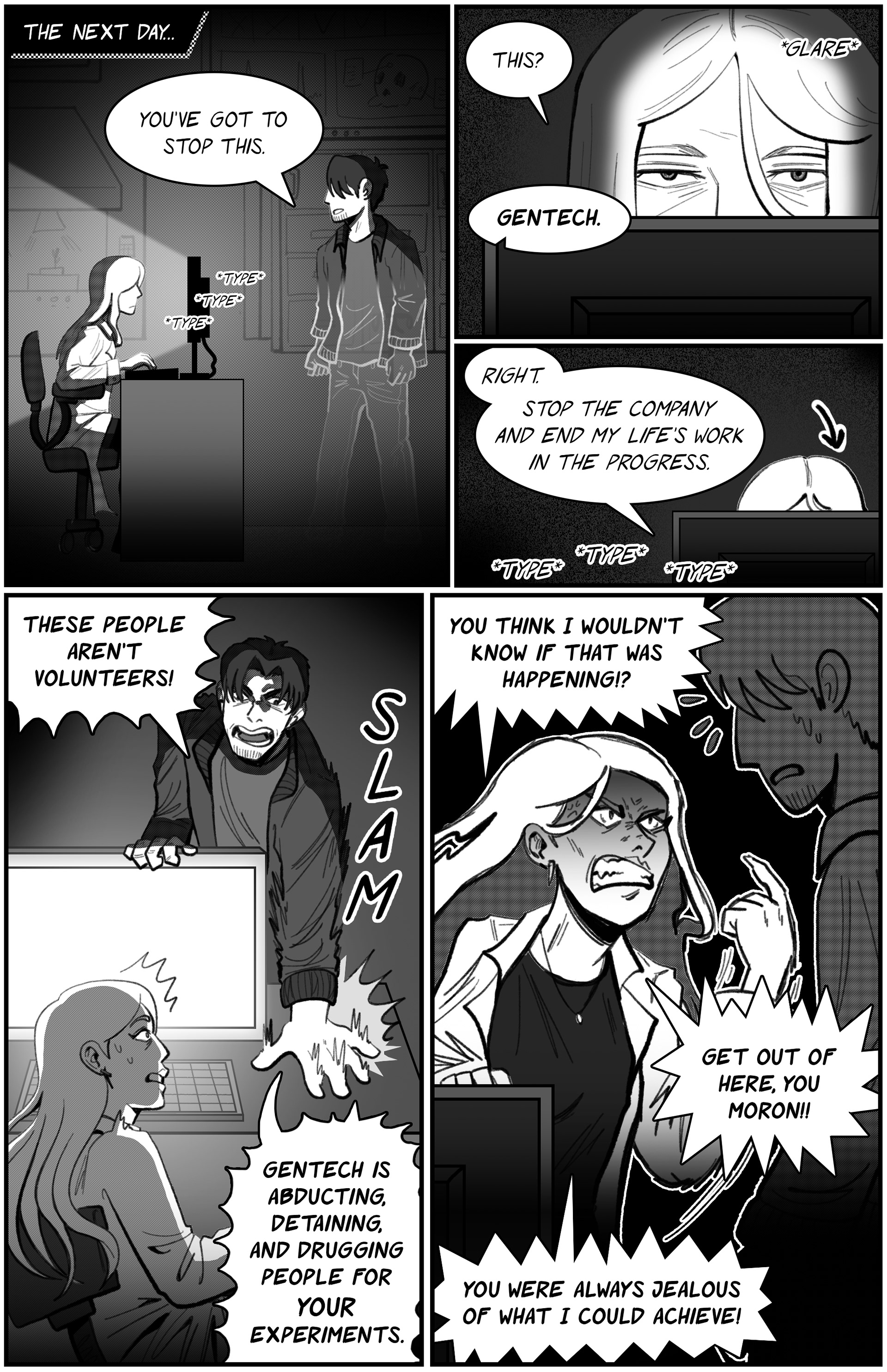 Mimic - comic book page