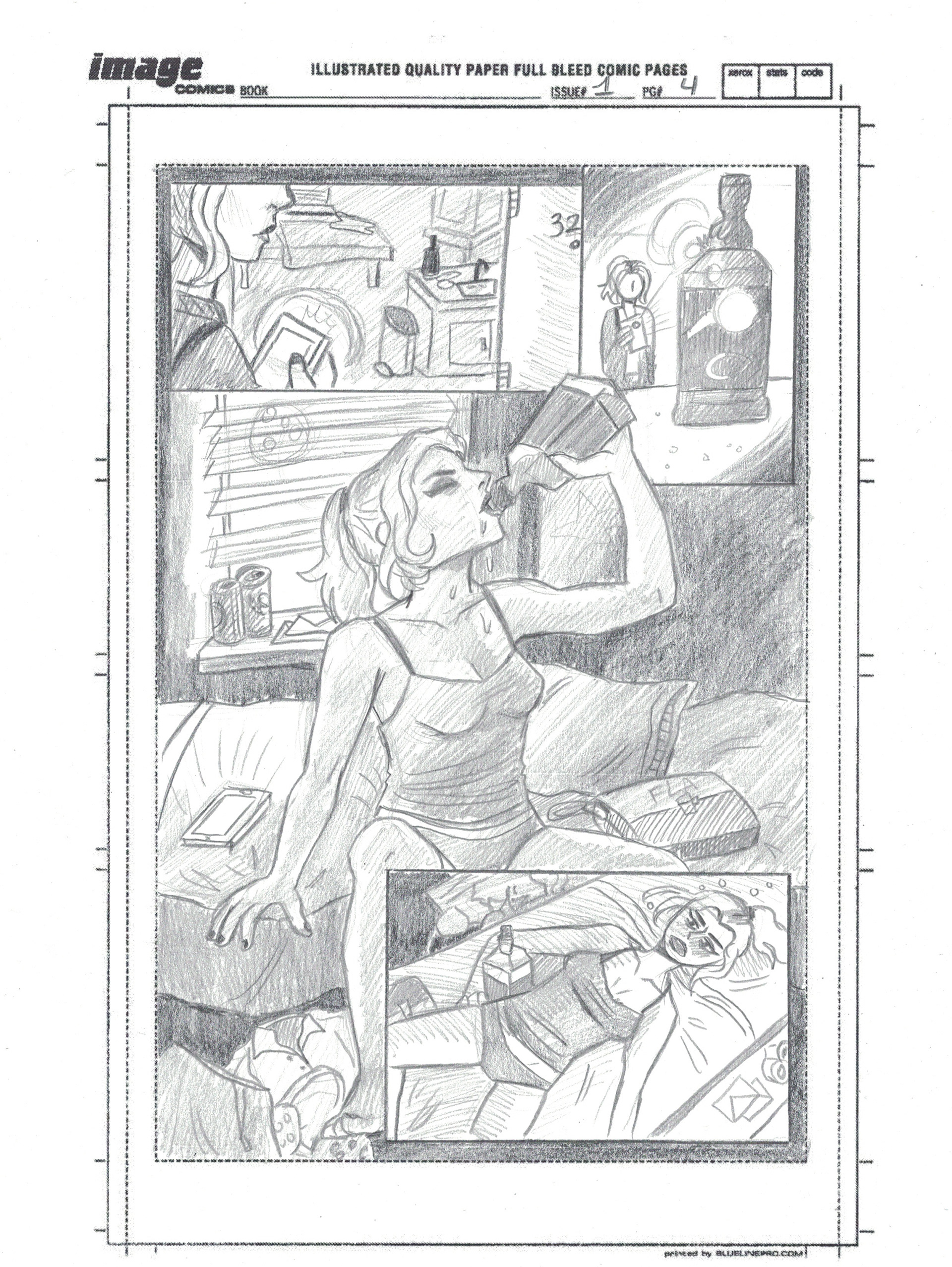 Mimic: comic book penciling