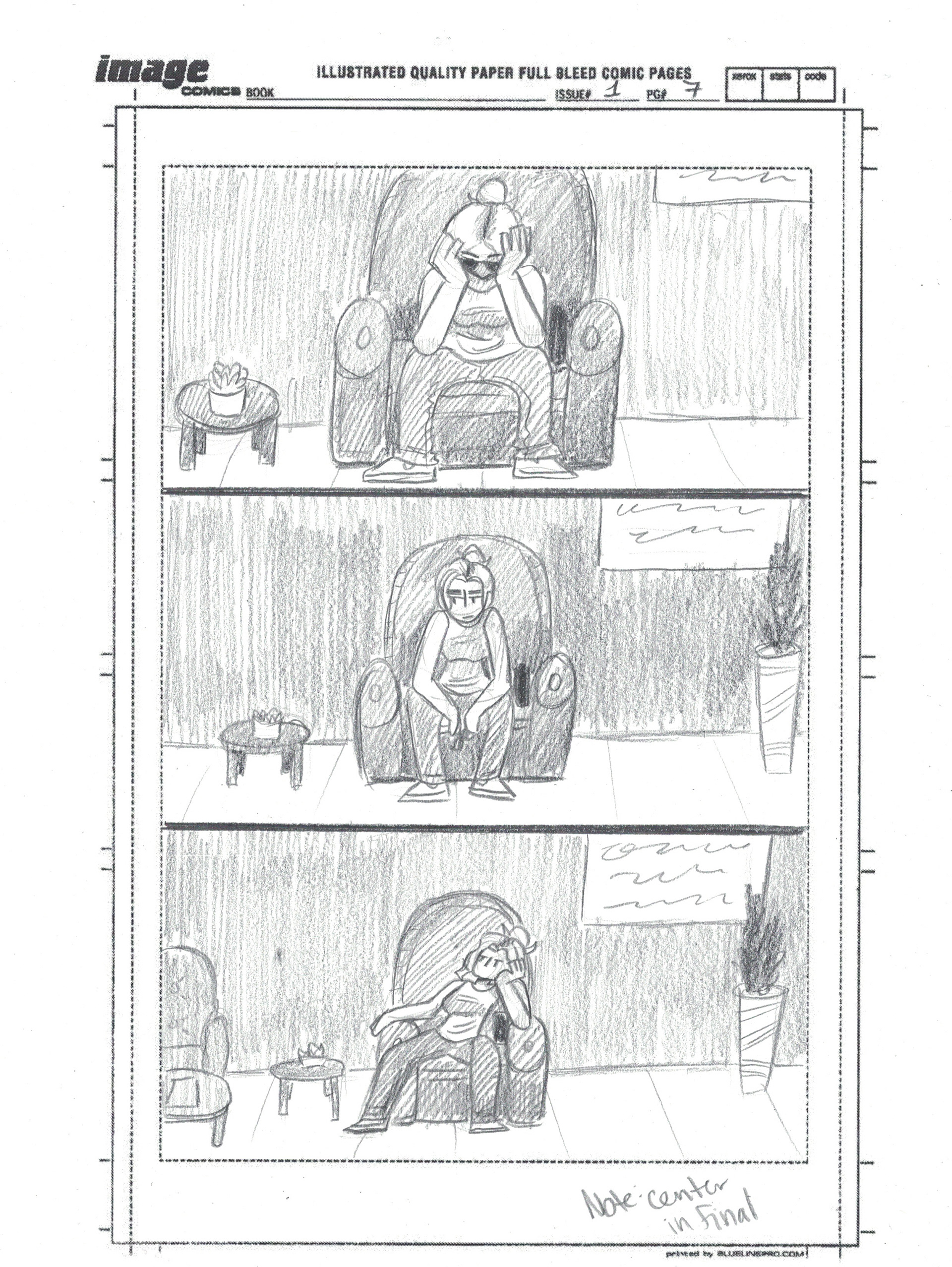 Mimic: comic book penciling