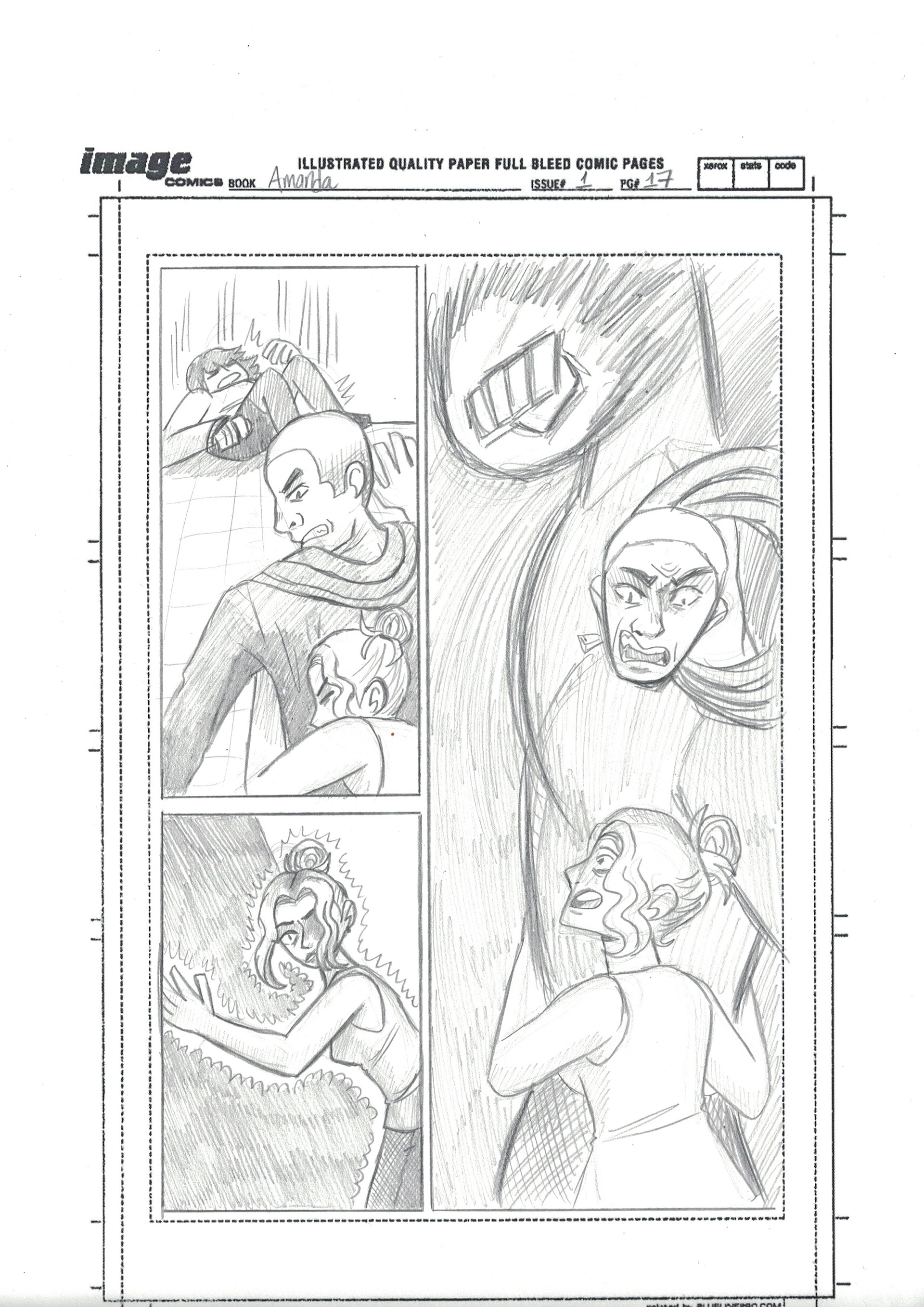 Mimic: comic book penciling