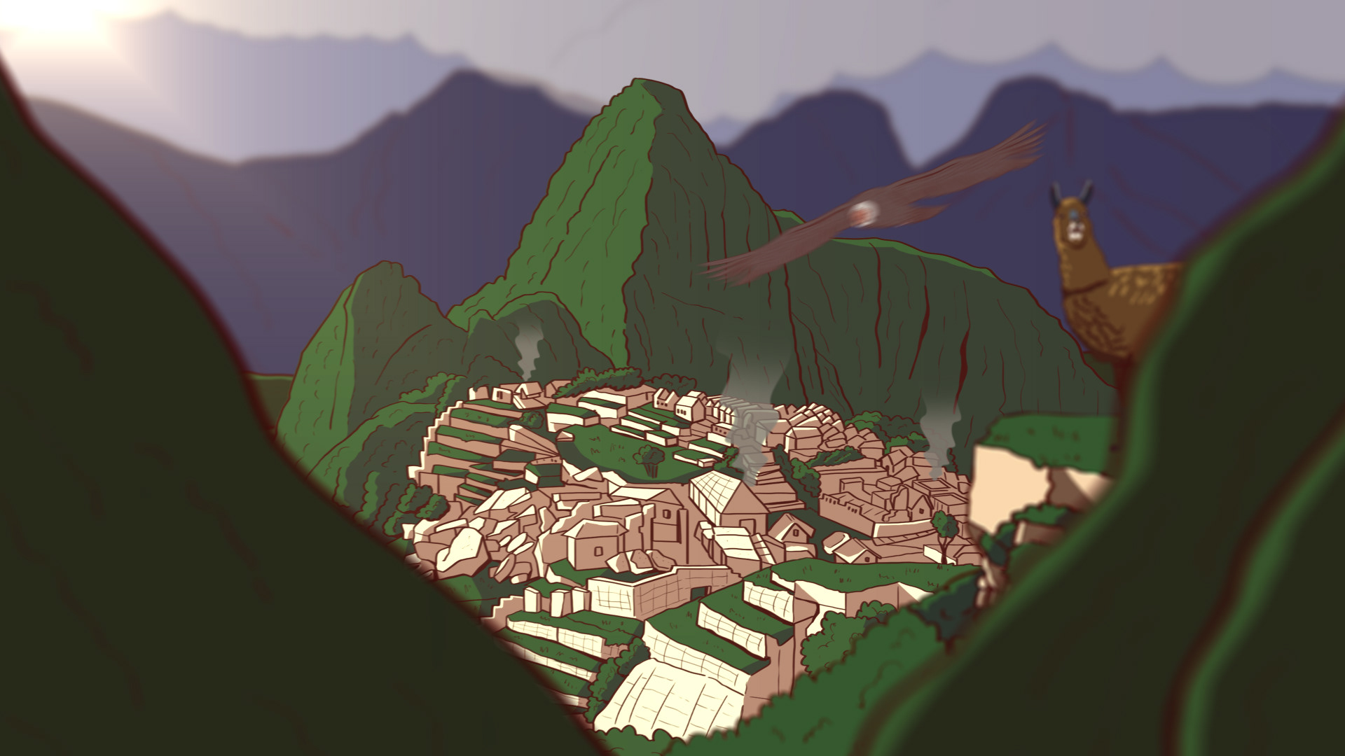 MIKHUNA (2020) Machu Picchu Illustration