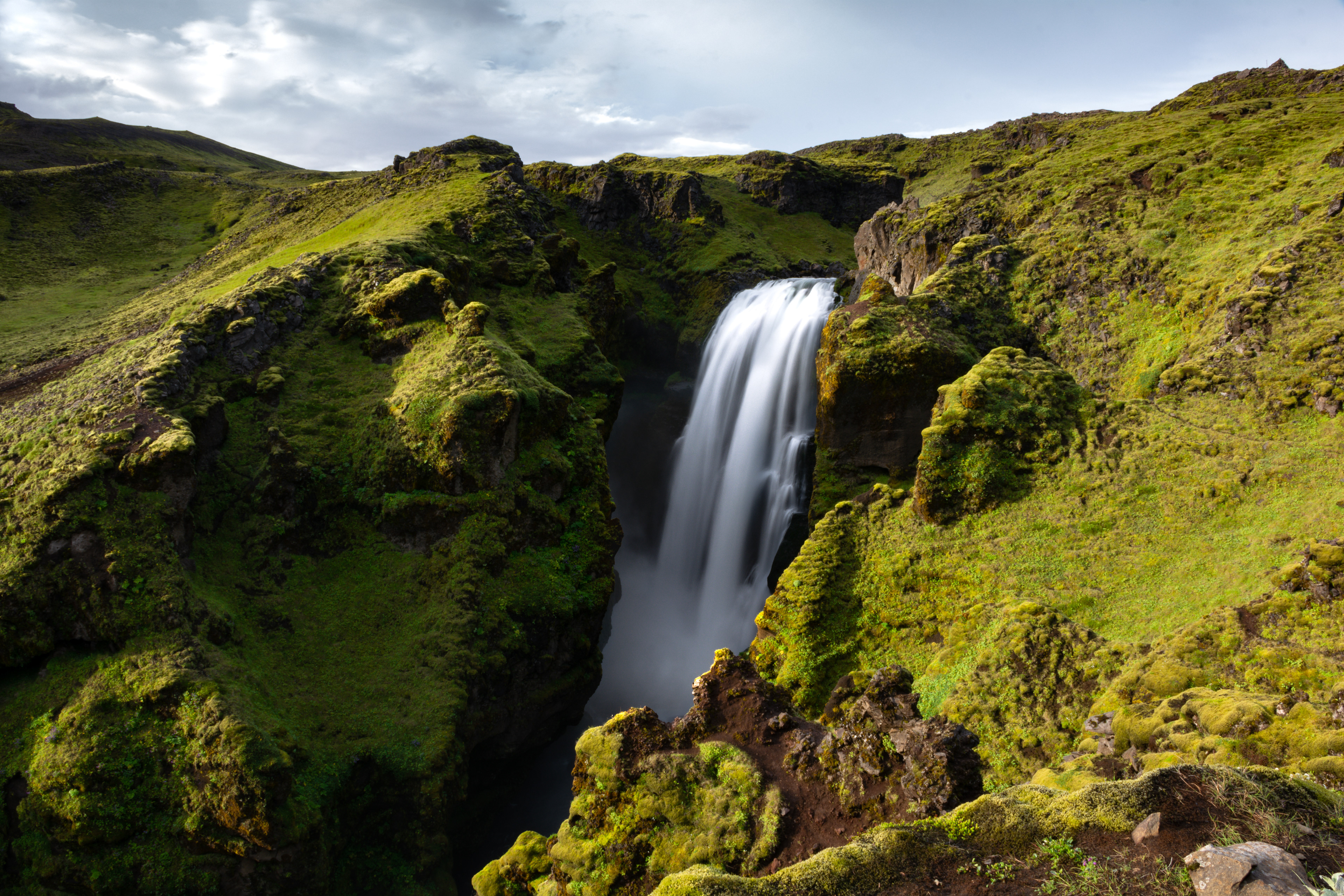 Icelandic waterfall