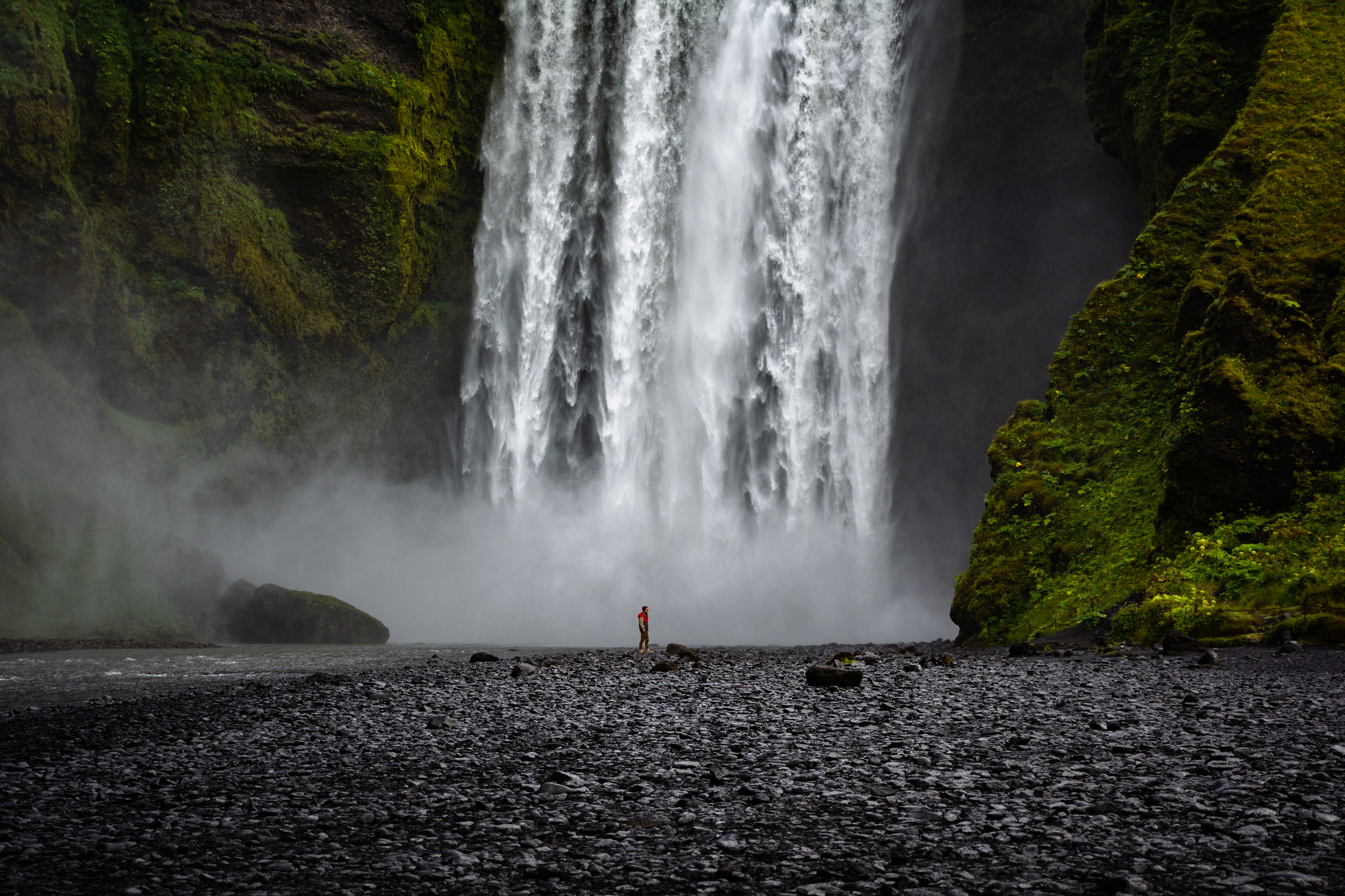 Skógafoss self portrait