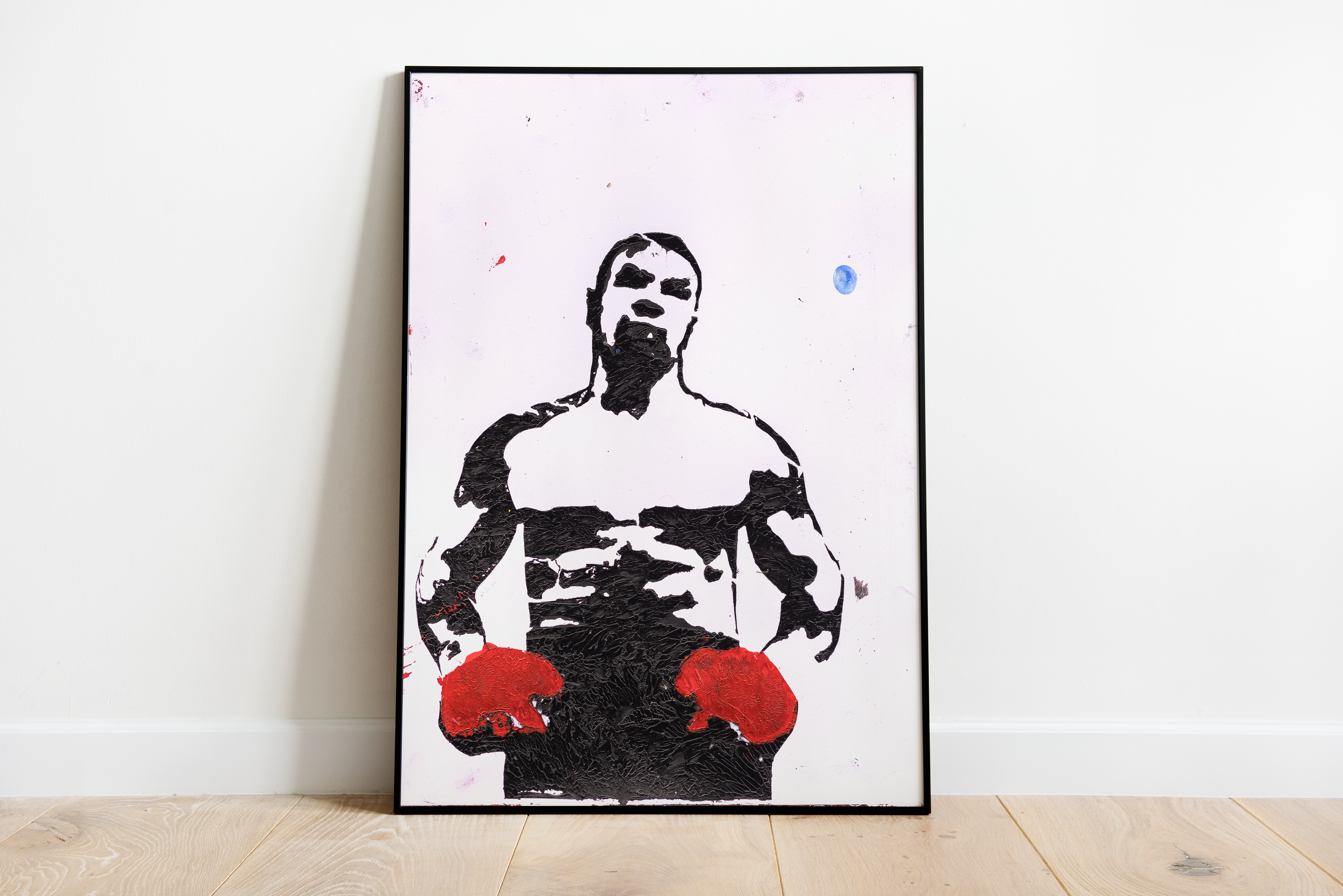 Mike tyson: Acrylic paint