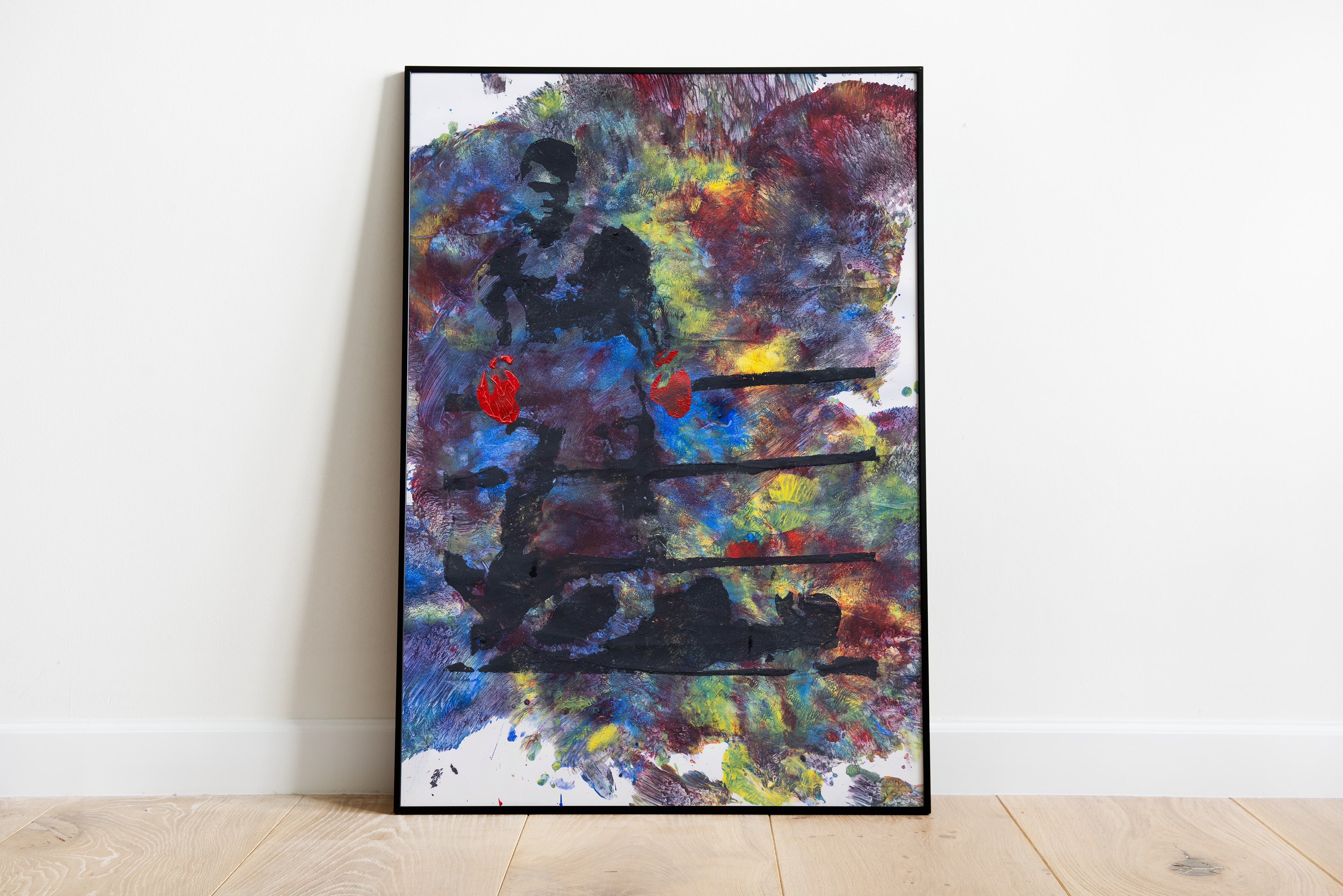Muhammad Ali: Acrylic paint Multi Colour