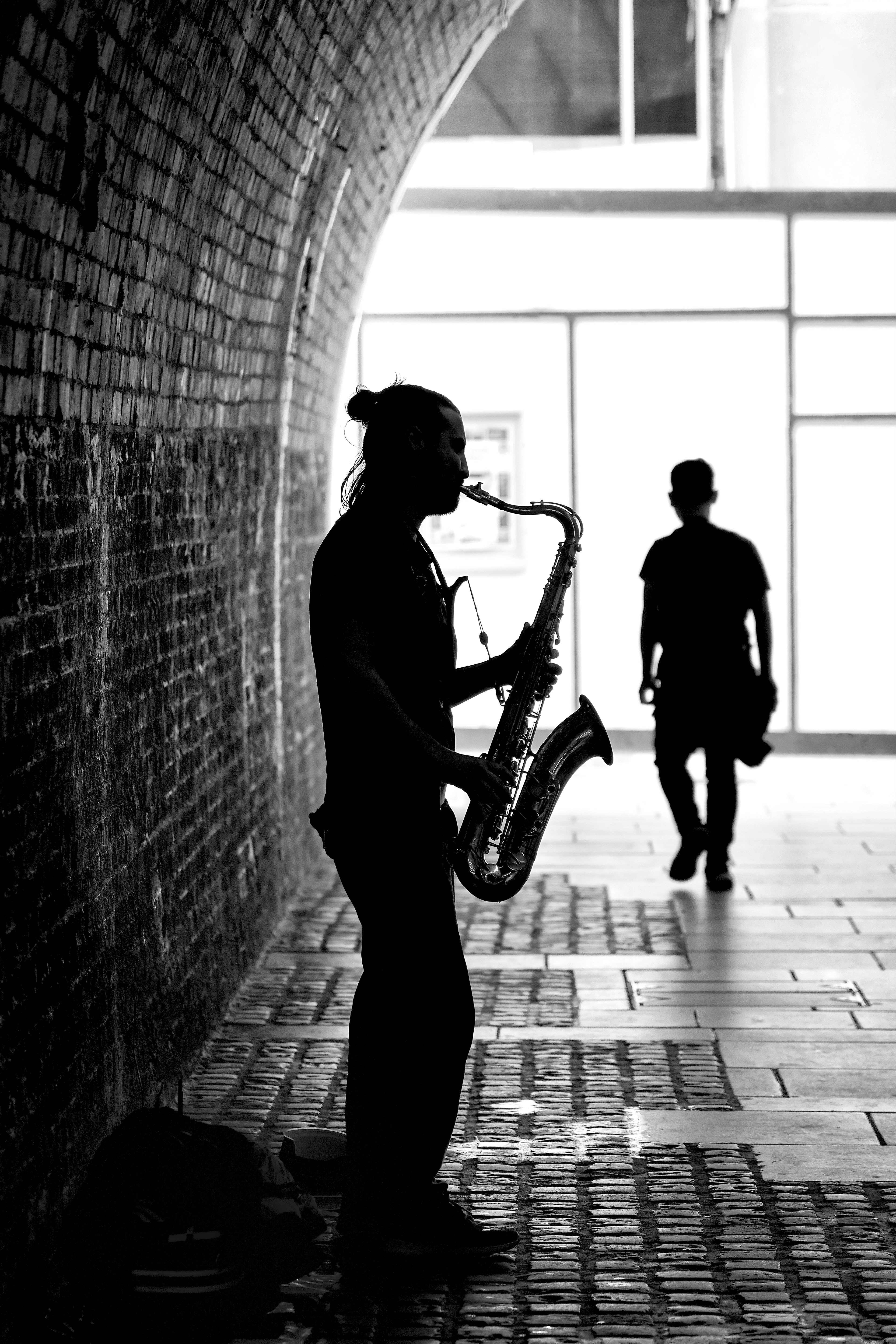 Saxofon Spieler, London (England)