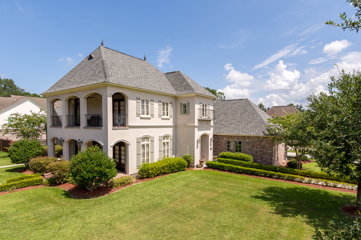 Aerial Front Exterior