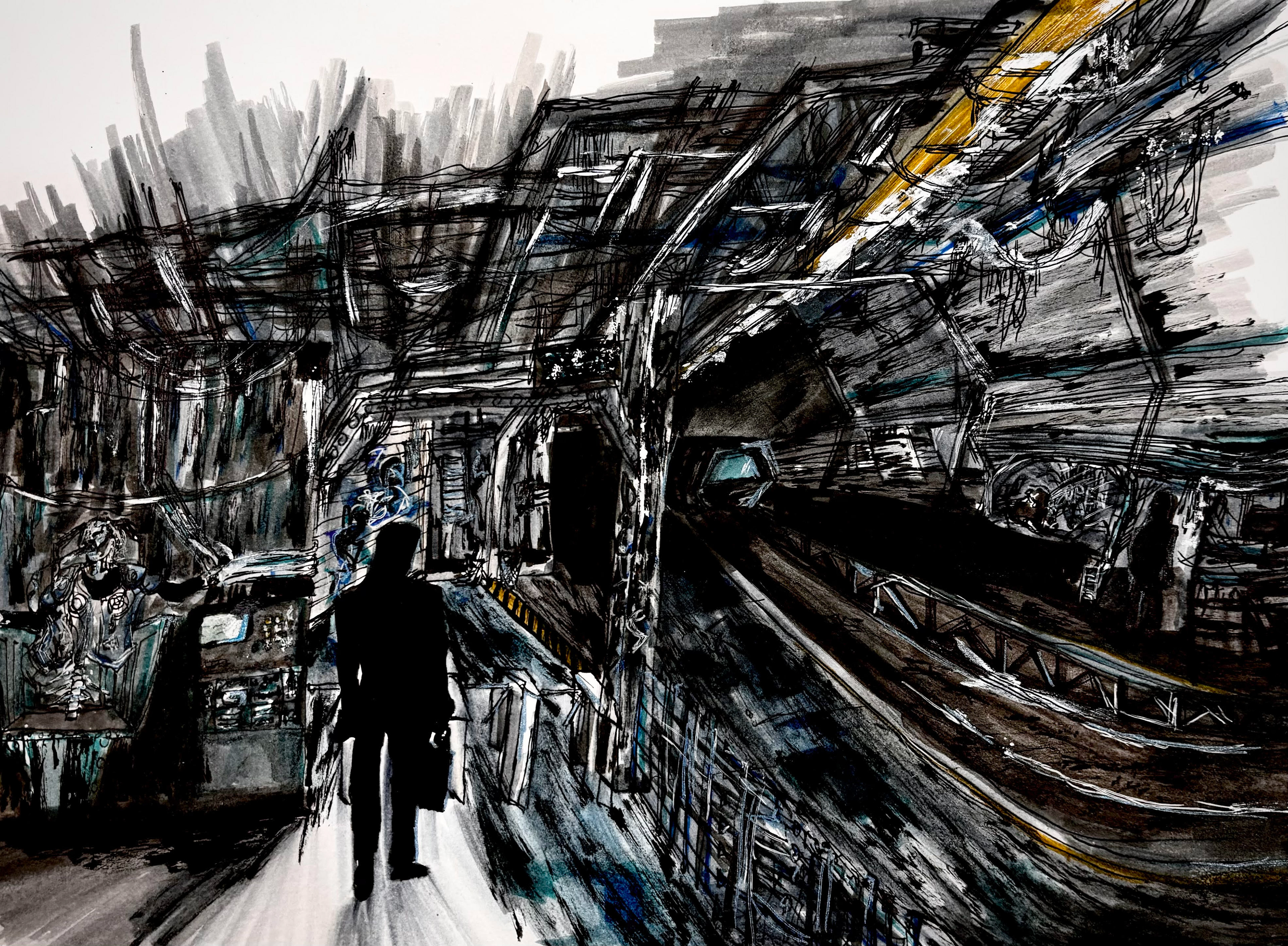 Original Concept Rendering, Alcohol Marker, October 2024
