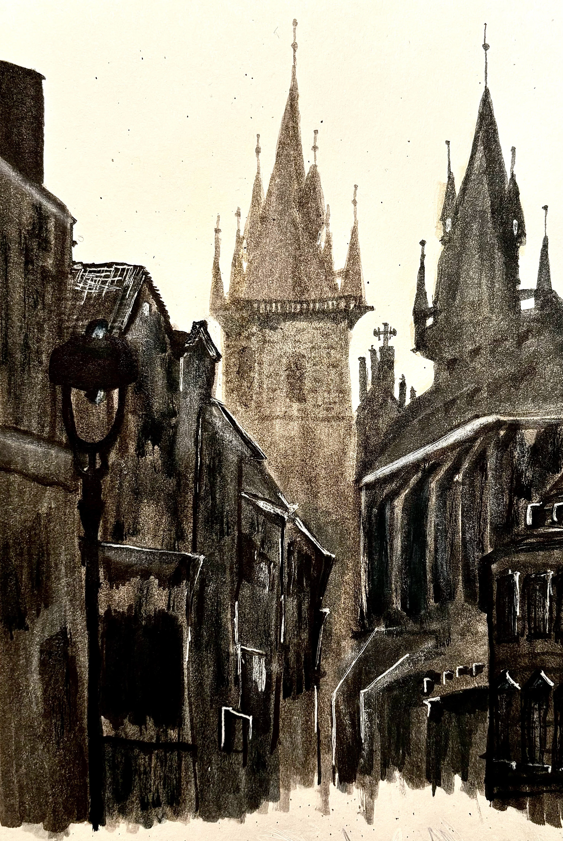 Mixed media, Prague, February 2024