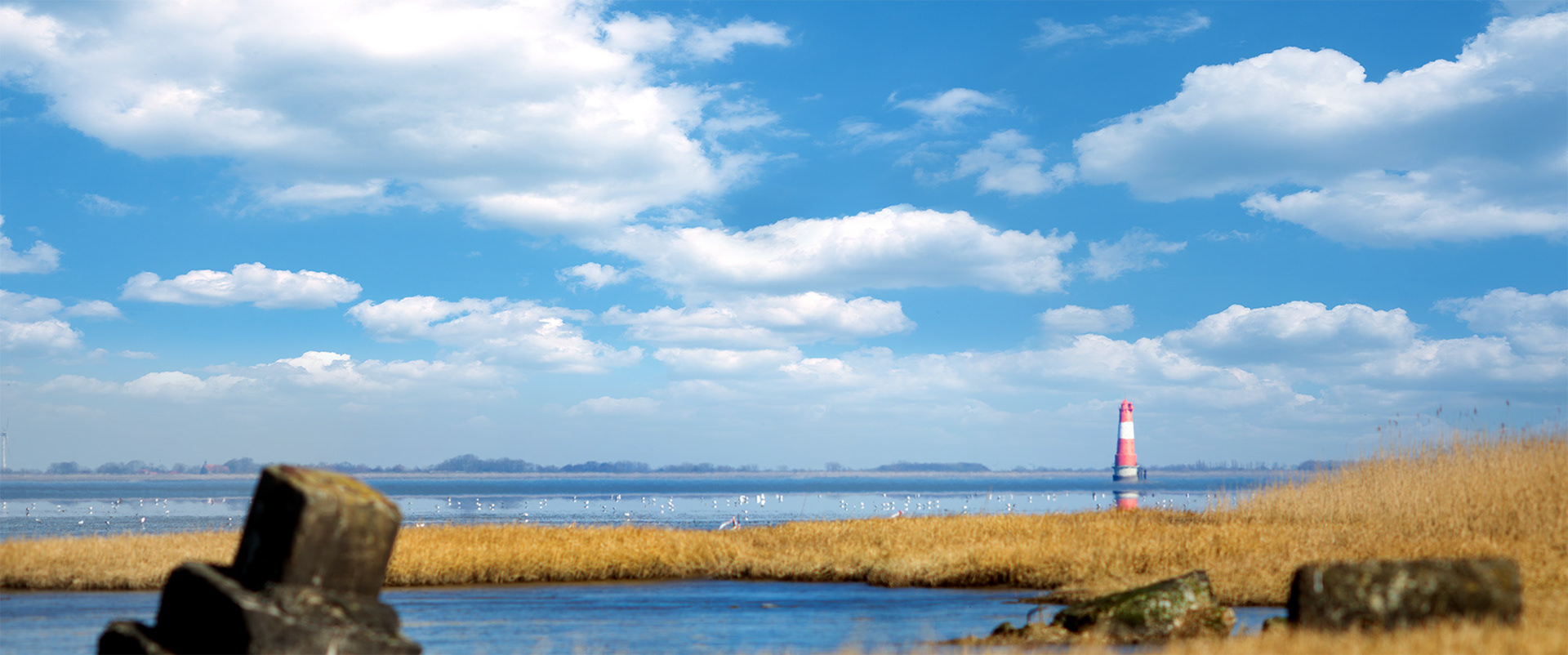 Dangast mit Leuchtturm Arngast