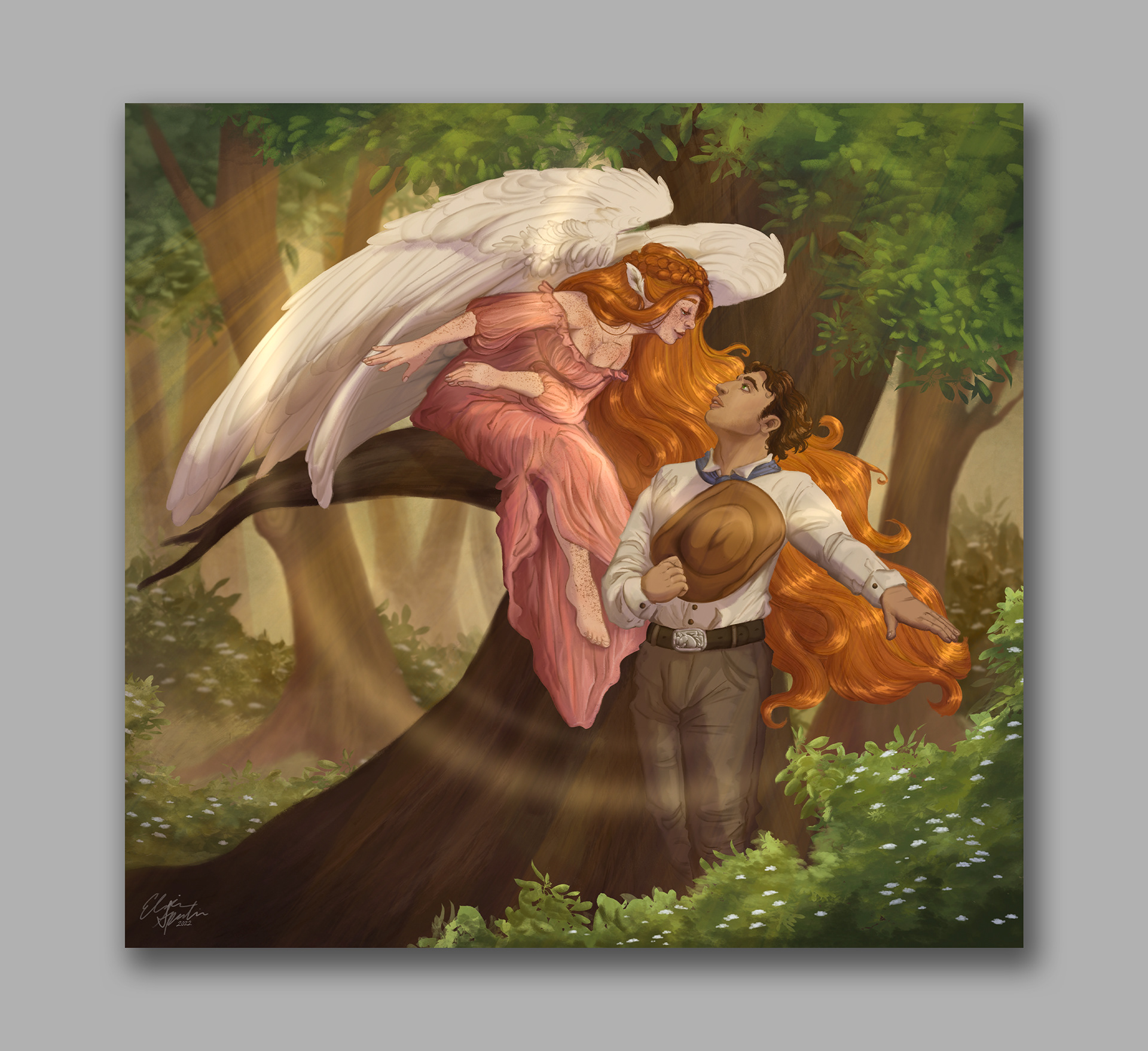 "Meeting of Lovers" Digital Painting