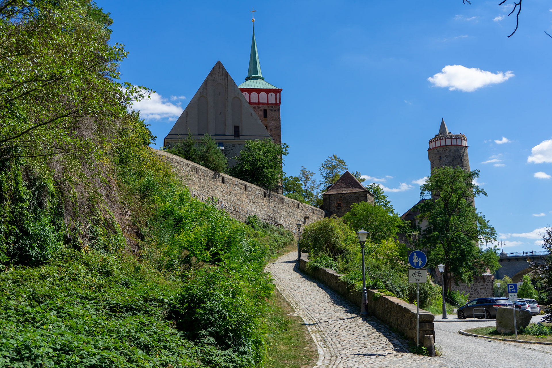 Unterm Schloß (Blick auf Michaeliskirche & Wasserkunst)