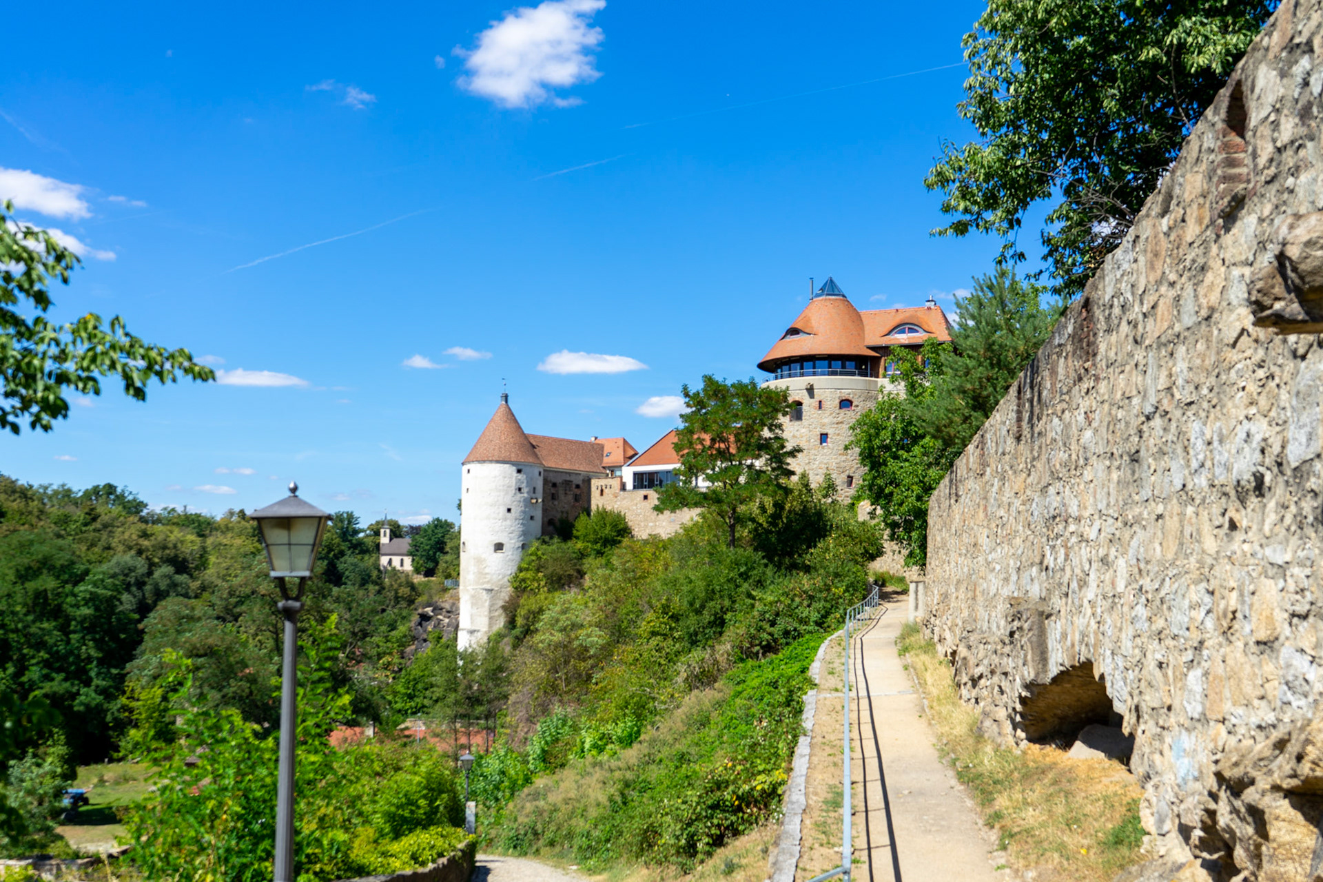 Unterm Schloß (Blick auf Mühlbastei)