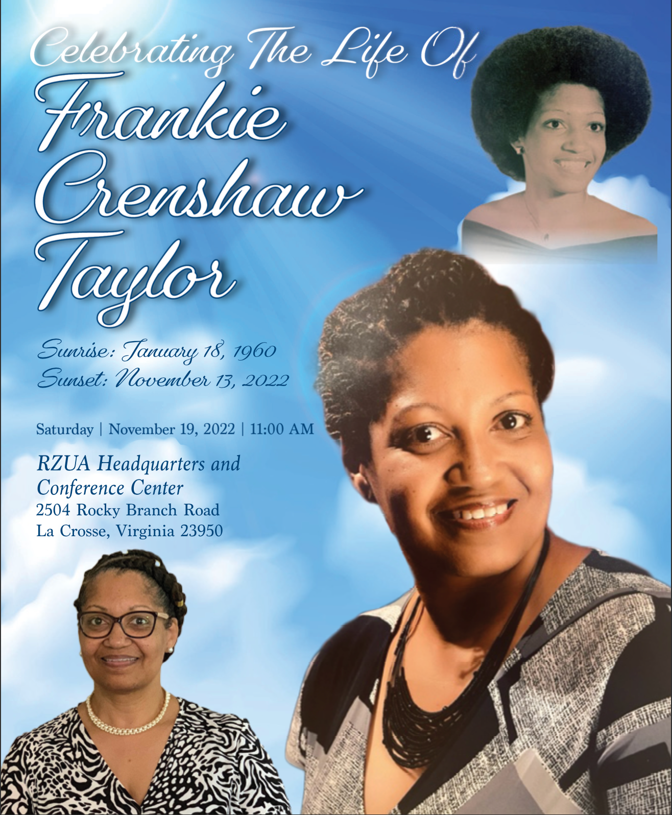Small funeral booklet full color