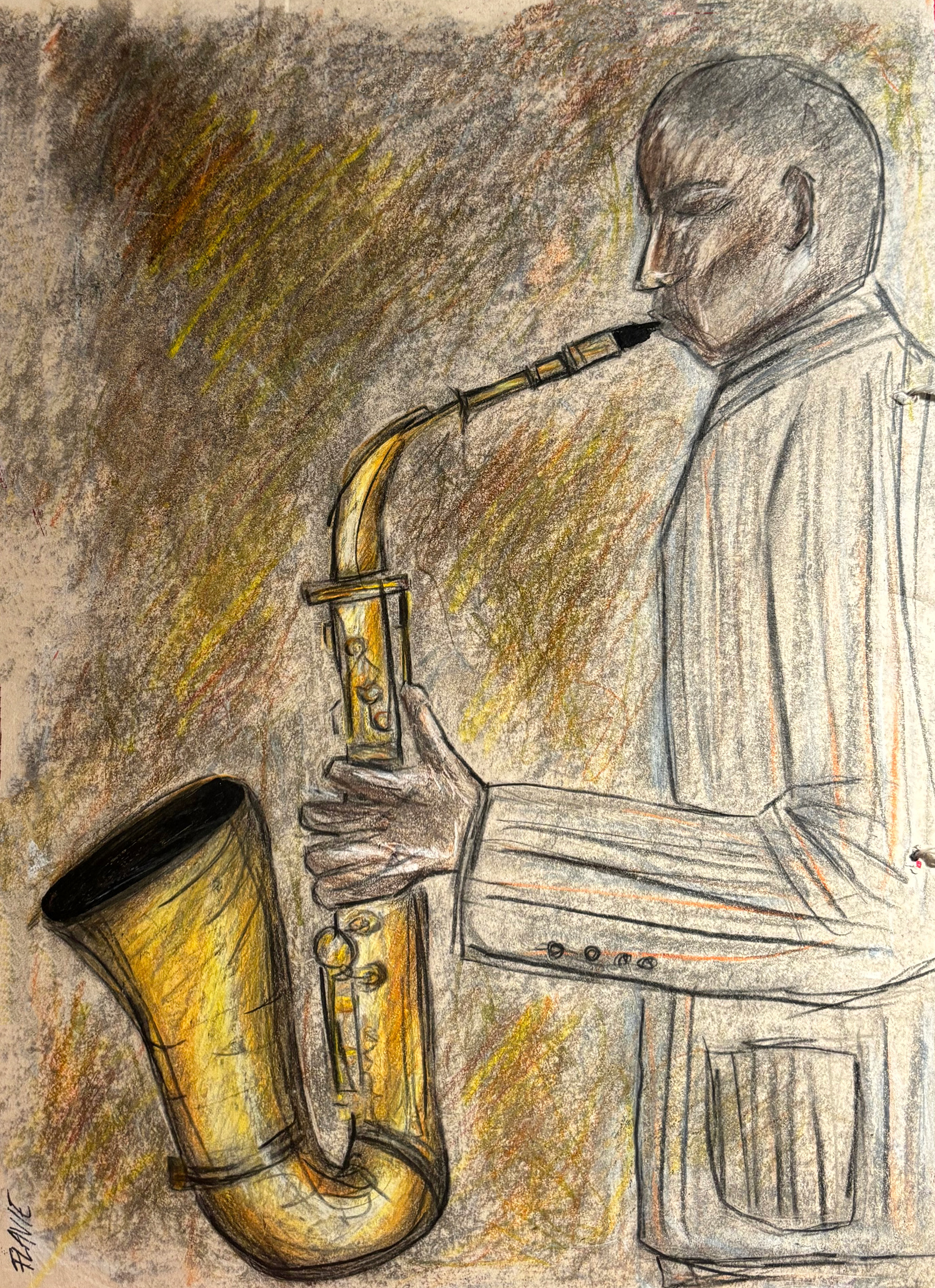 colored pencils
