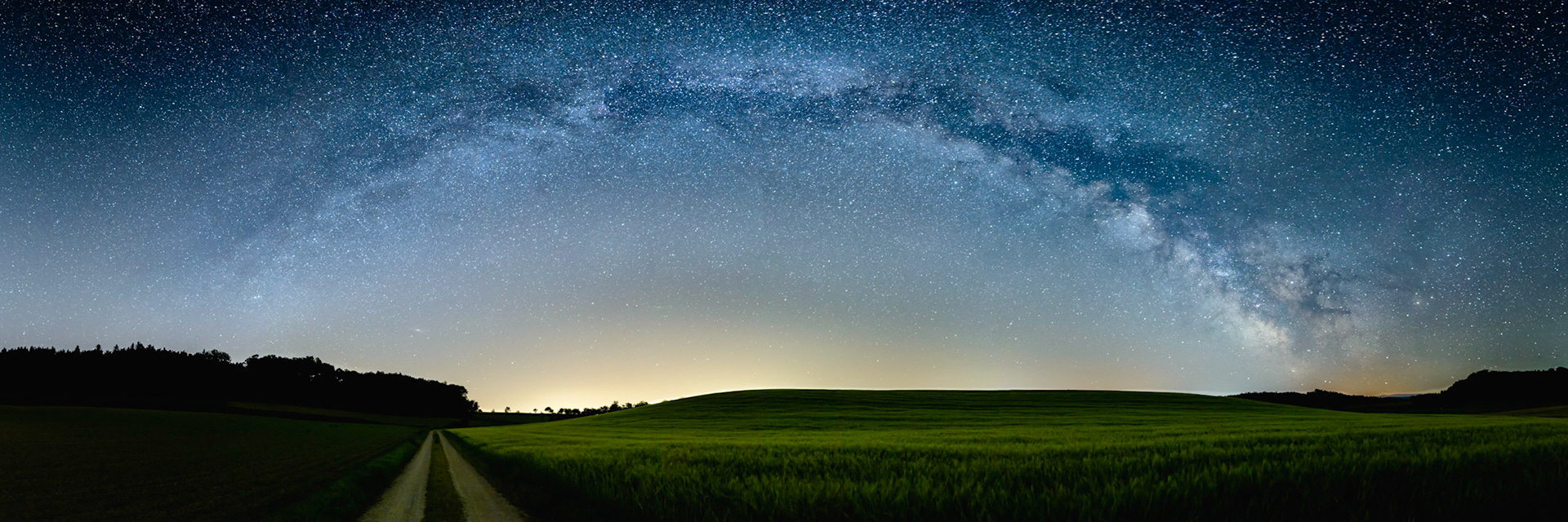 Milchstrassenpanorama mal ohne Berge ;)