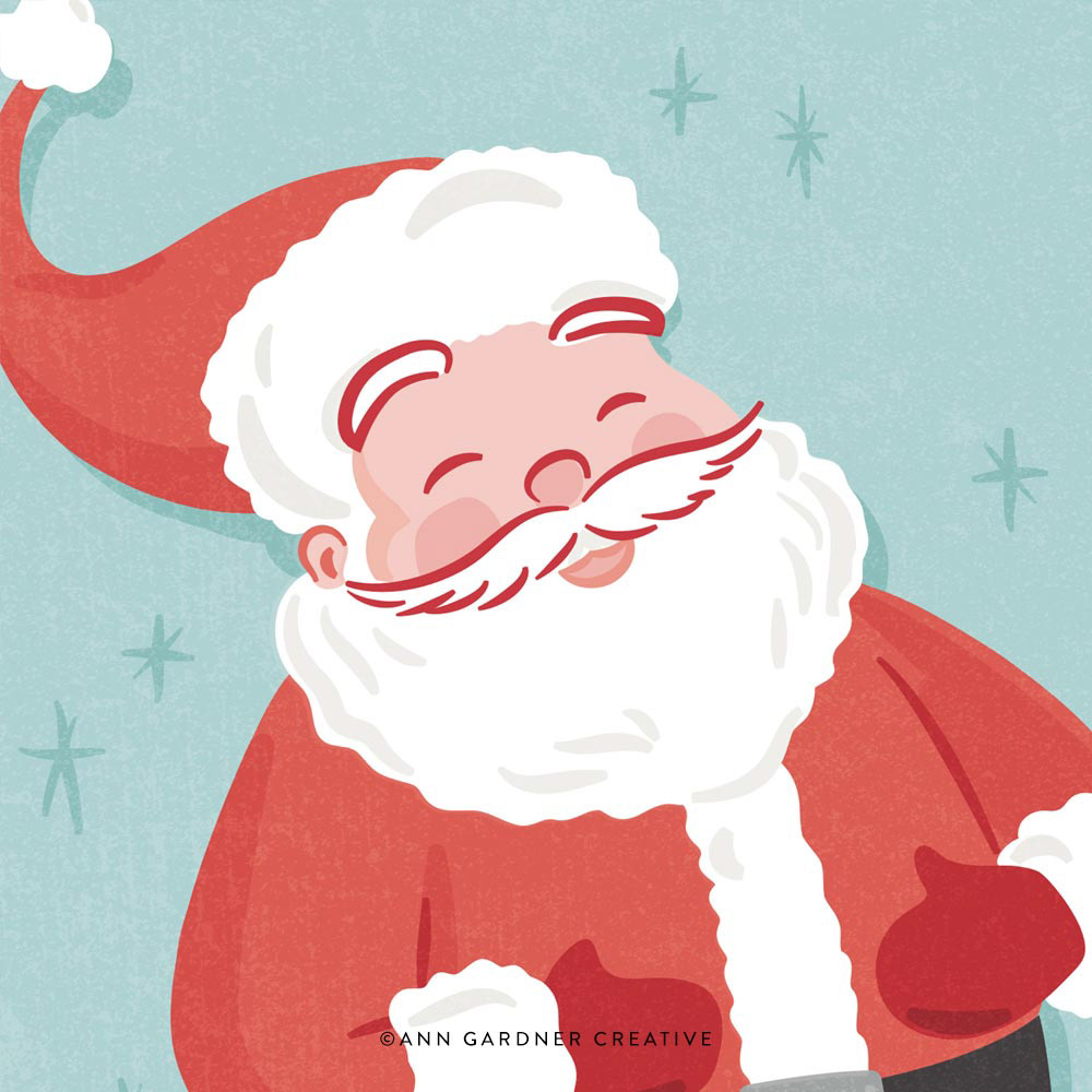 Laughing Santa