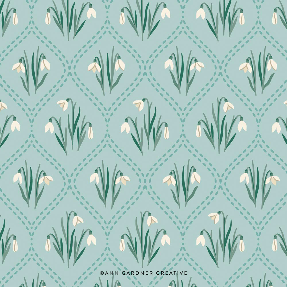 Wildwood collection - Dancing Snowdrops