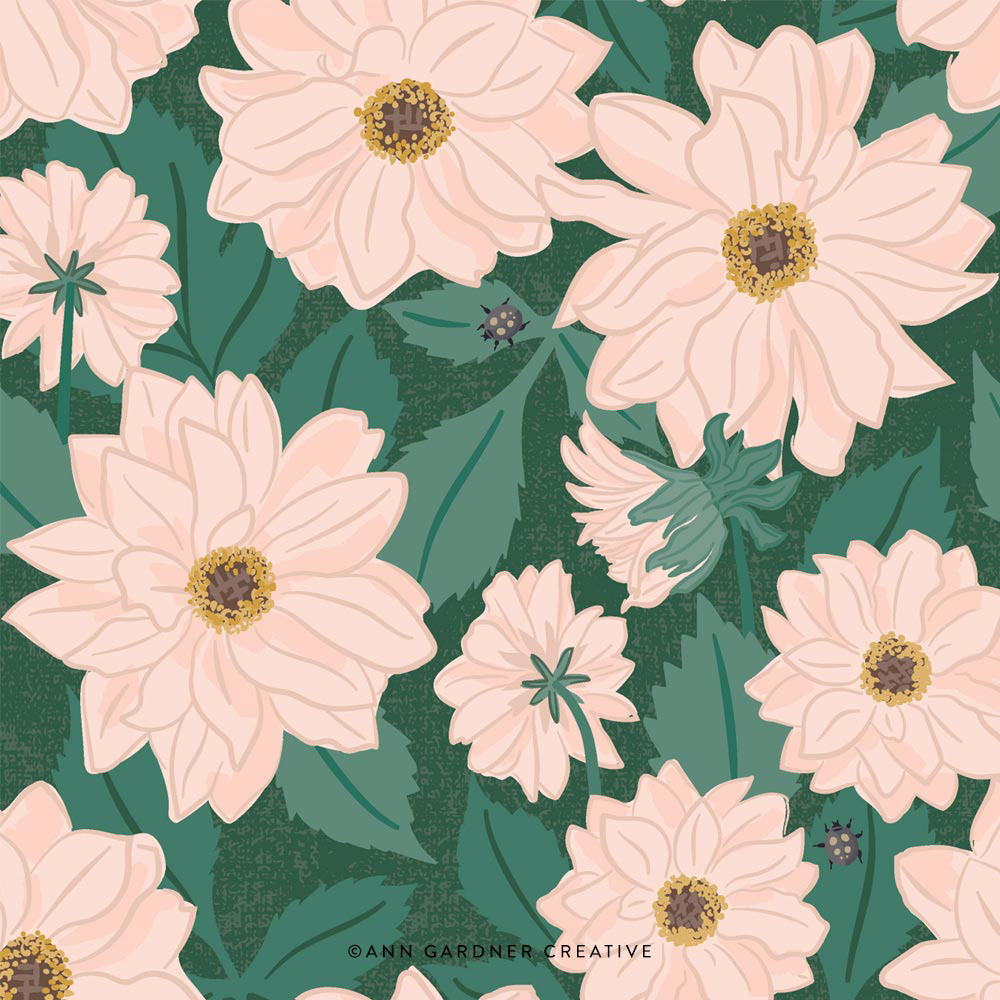 Dahlias in Bloom
