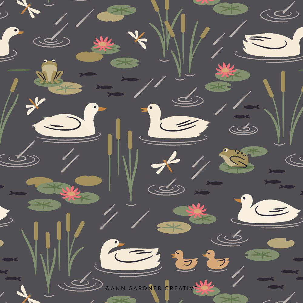 Spring Showers collection - Duck Pond
