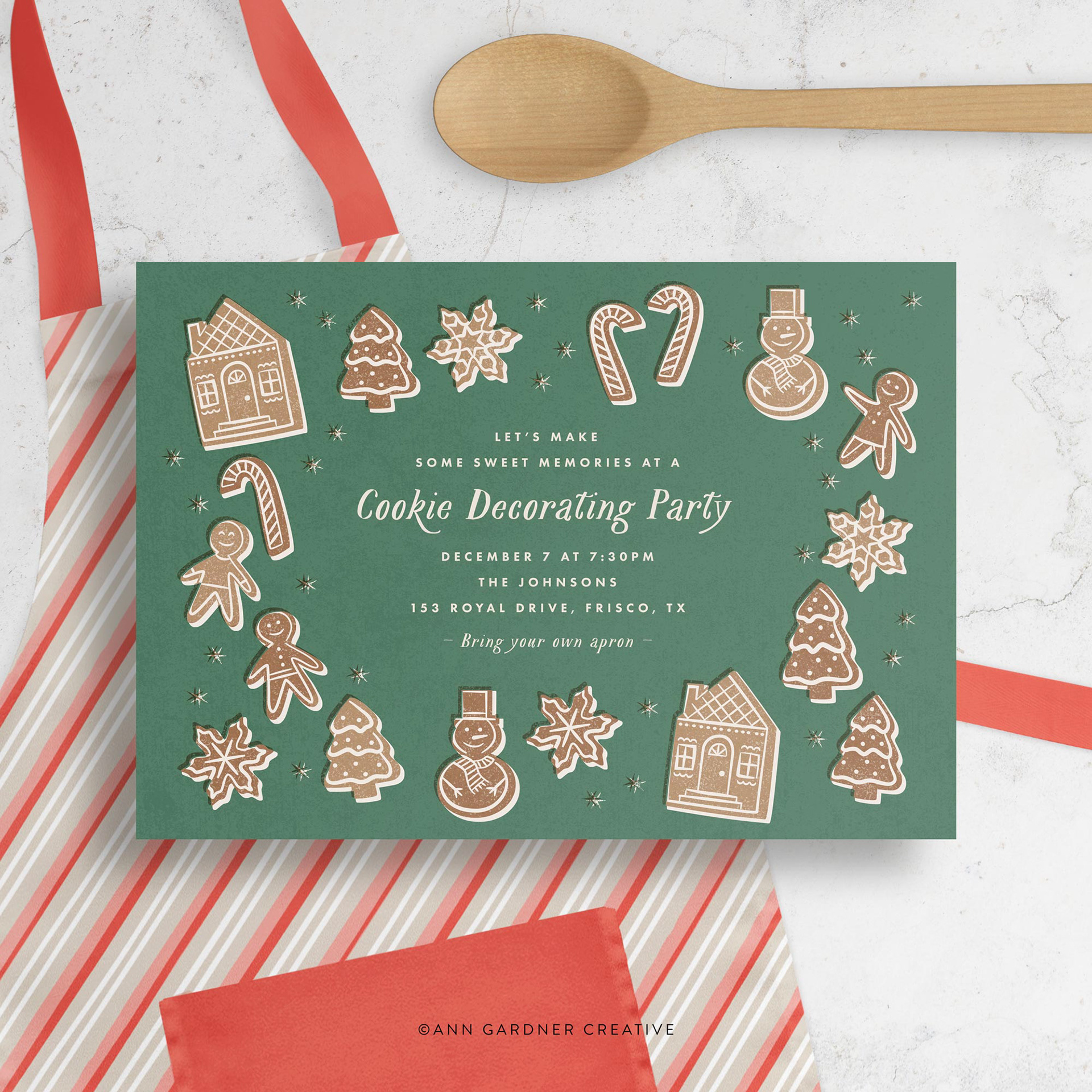 Charming Gingerbread Cookies - Greenvelope