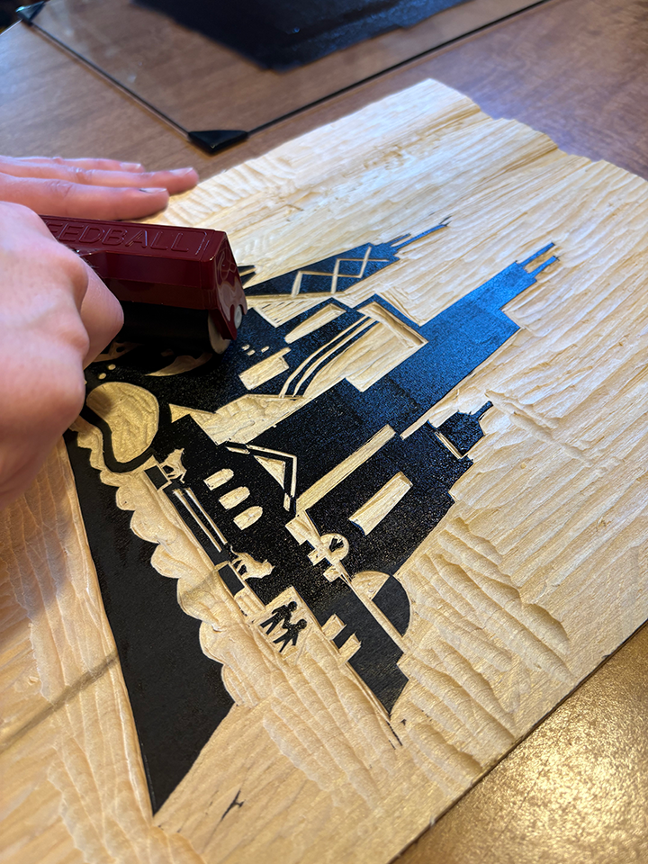 Rolling on Ink