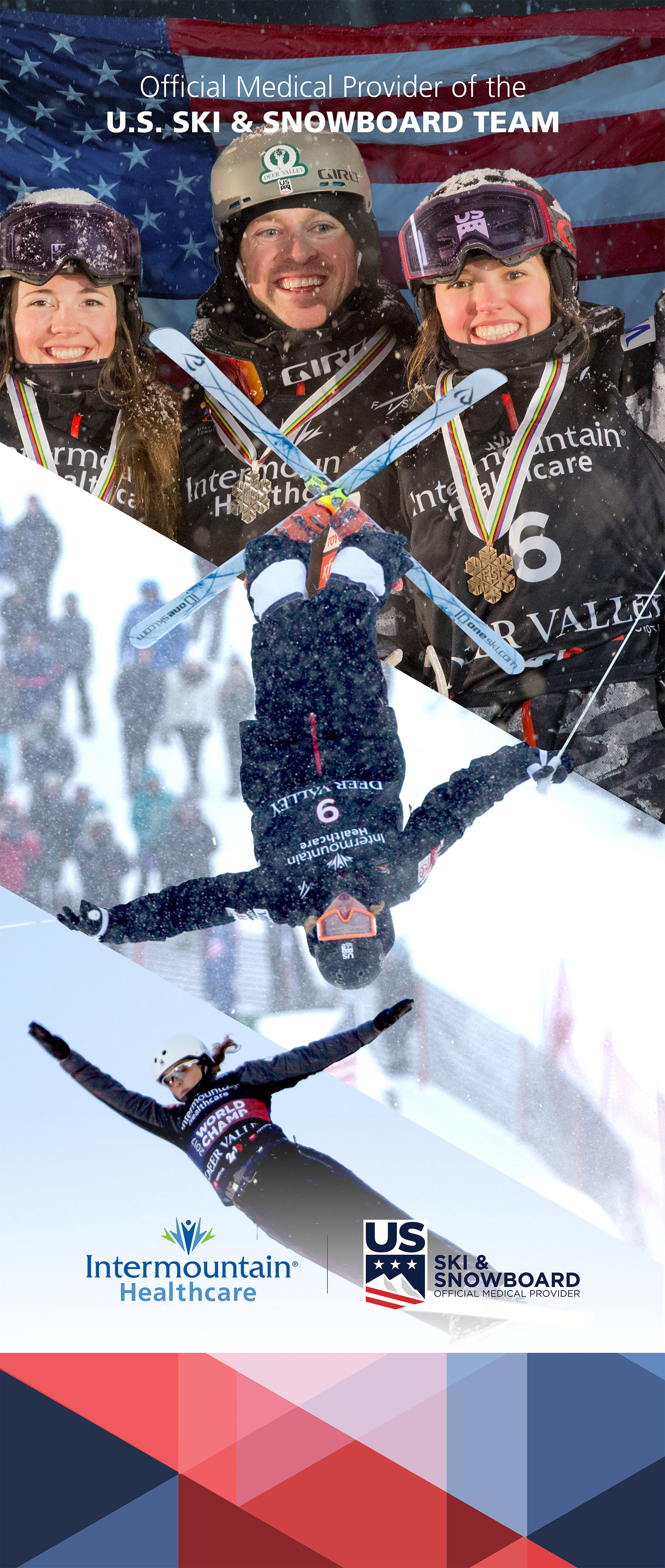 2020 Freestyle Ski and Snowboard Event pull up banner