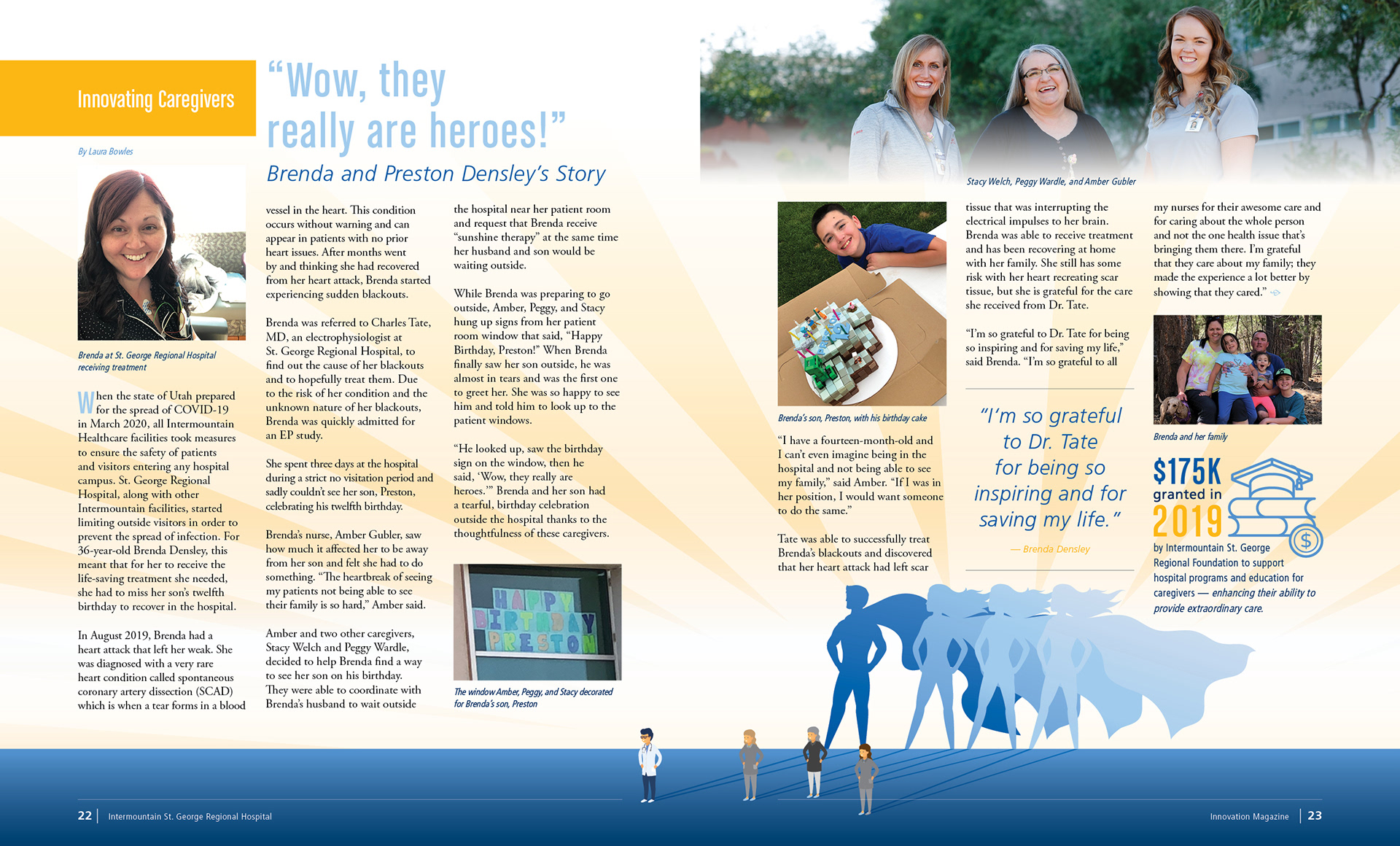 Caregiver Heroes spread