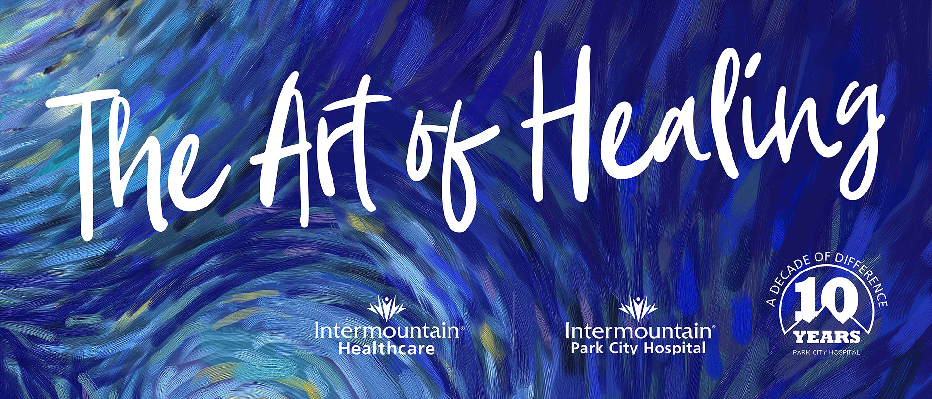 Art of Healing railing banner