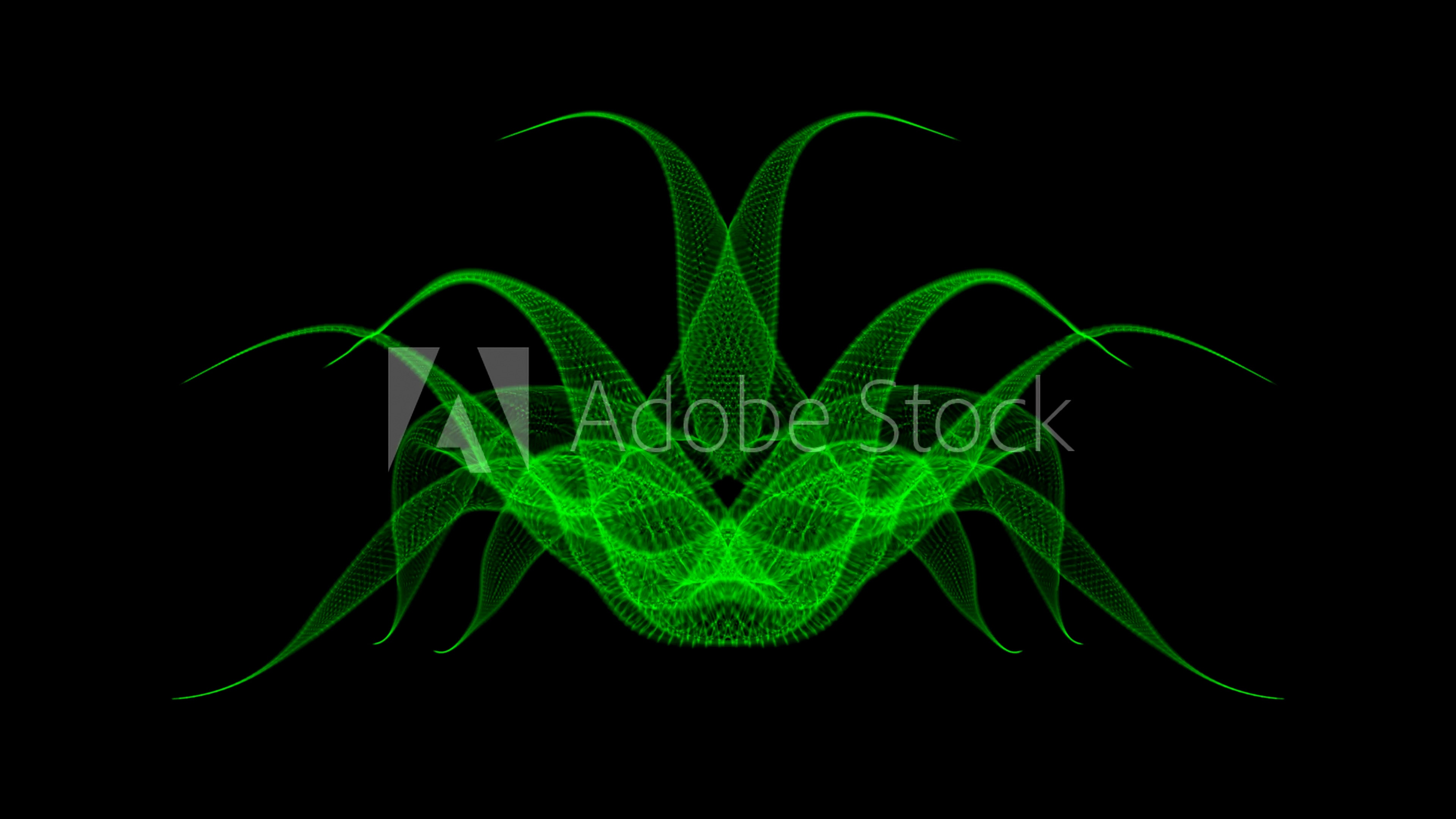 Abstract green grass form.