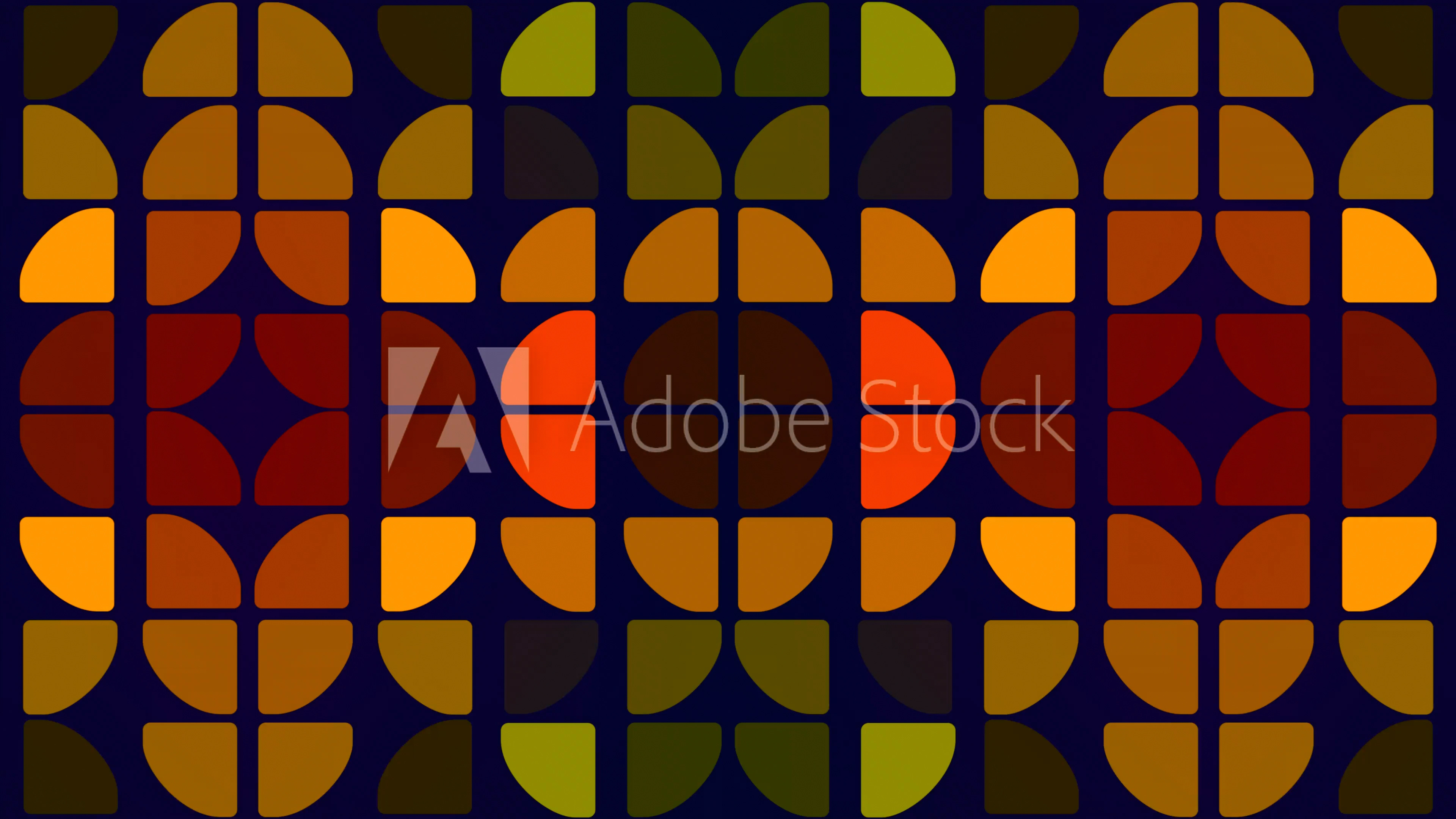 Abstract geometric red-green mosaic pattern.