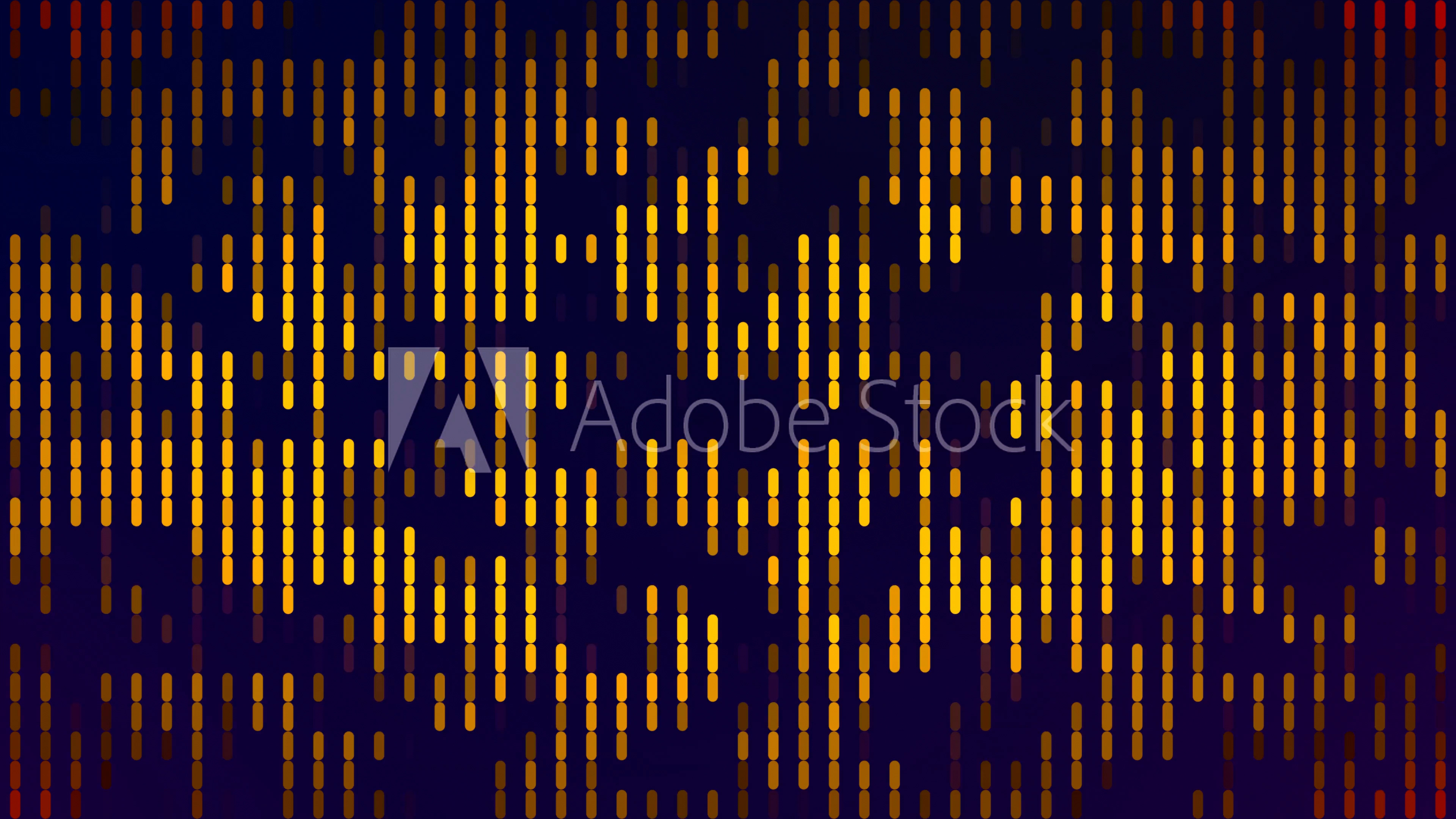 Abstract deep blue background with colourful shapes.