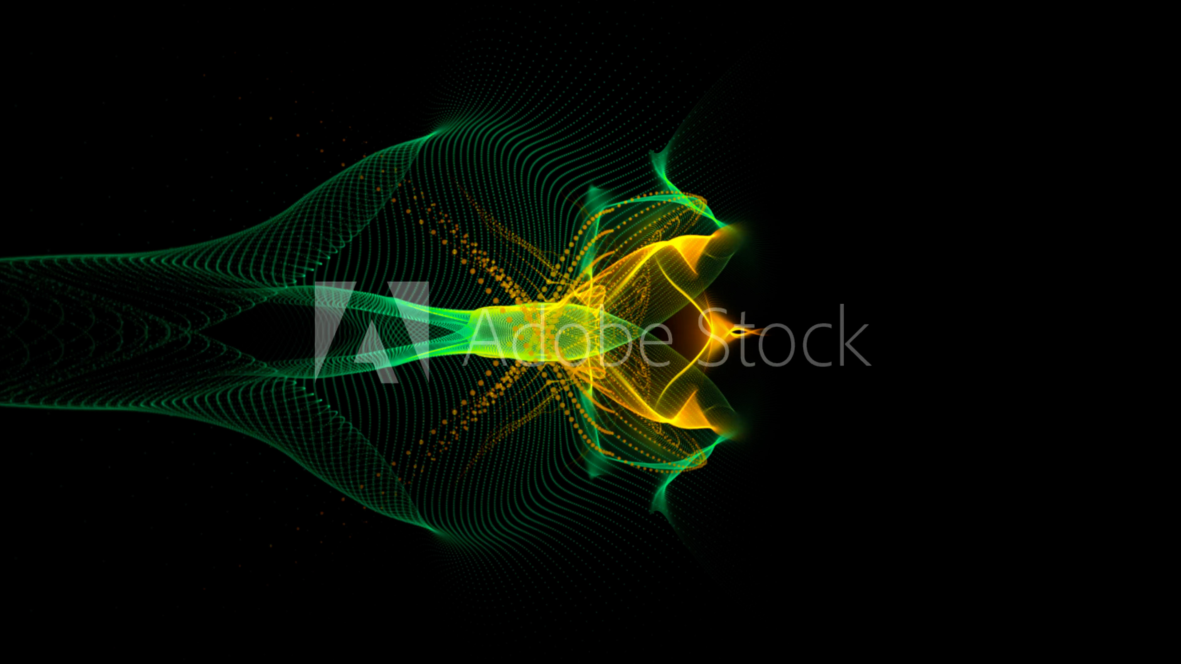 Abstract seamless yellow-green form.