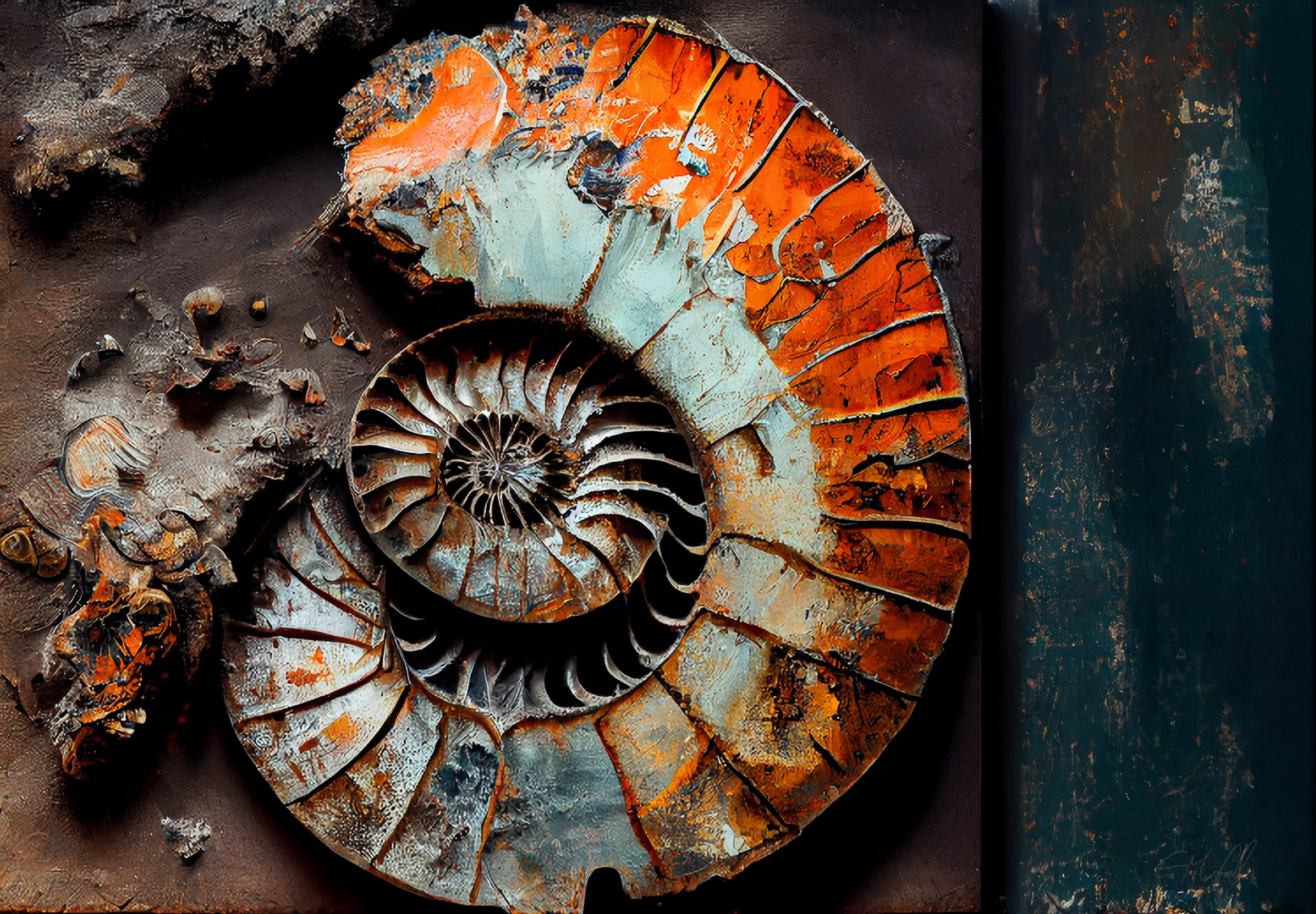 Horns of Amen Ra part of the  Cohesion of Gravity on Elements Collection 