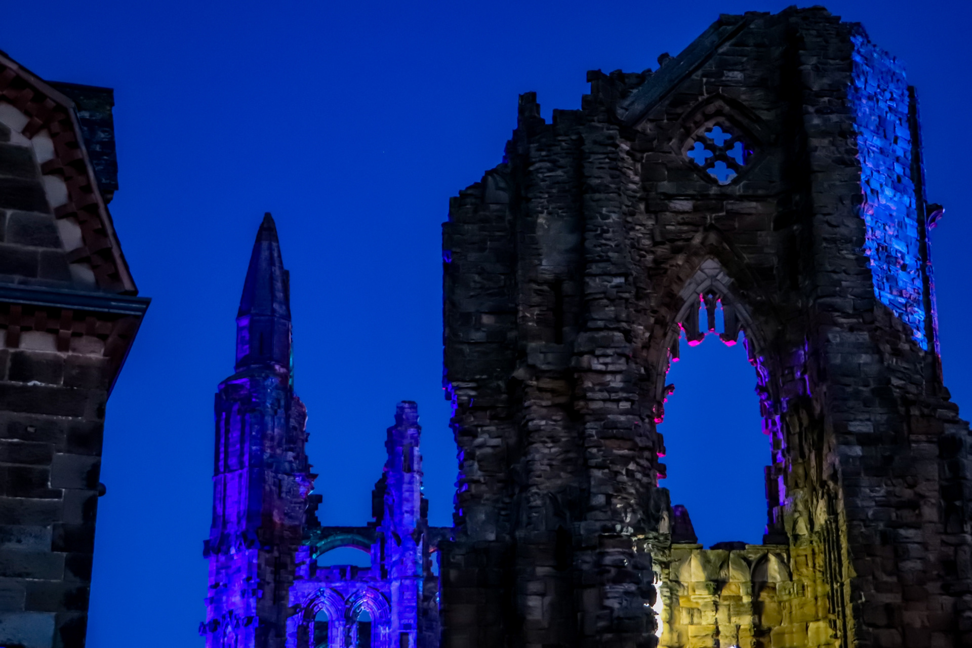 Whitby Abbey, Illuminated